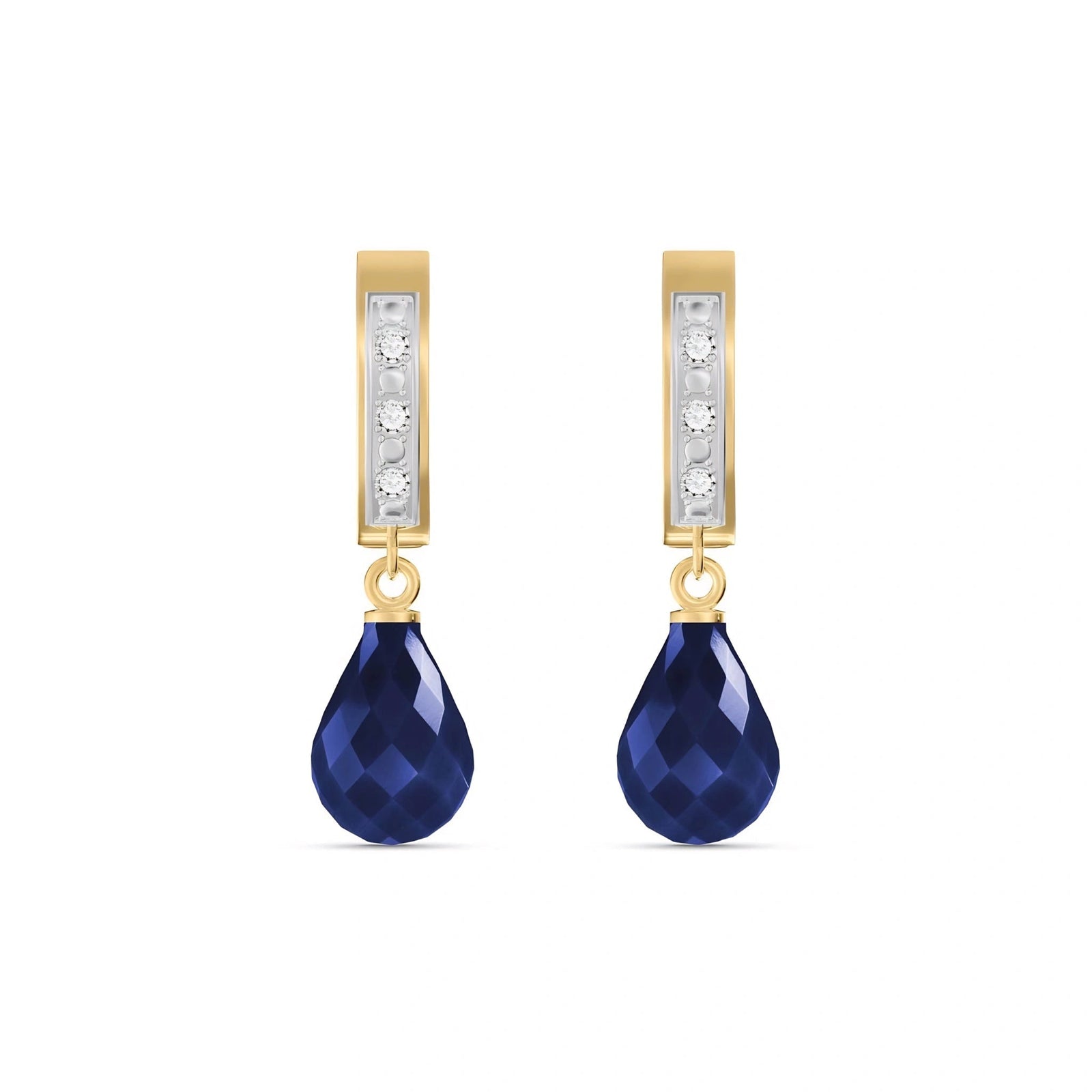 Yellow Gold Diamond & Sapphire — Mariaevangelina