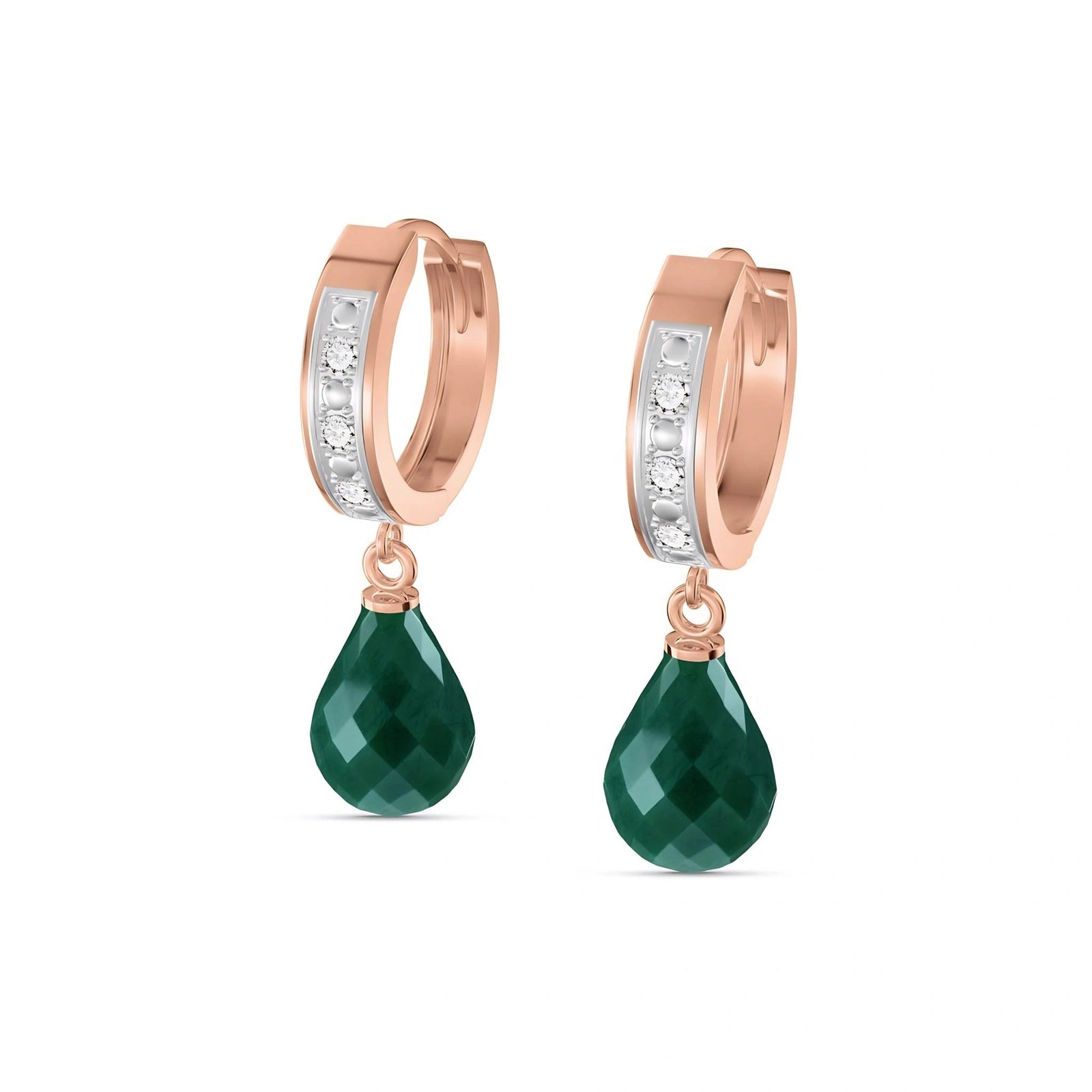 Rose Gold Emerald & Diamond — Mariaevangelina