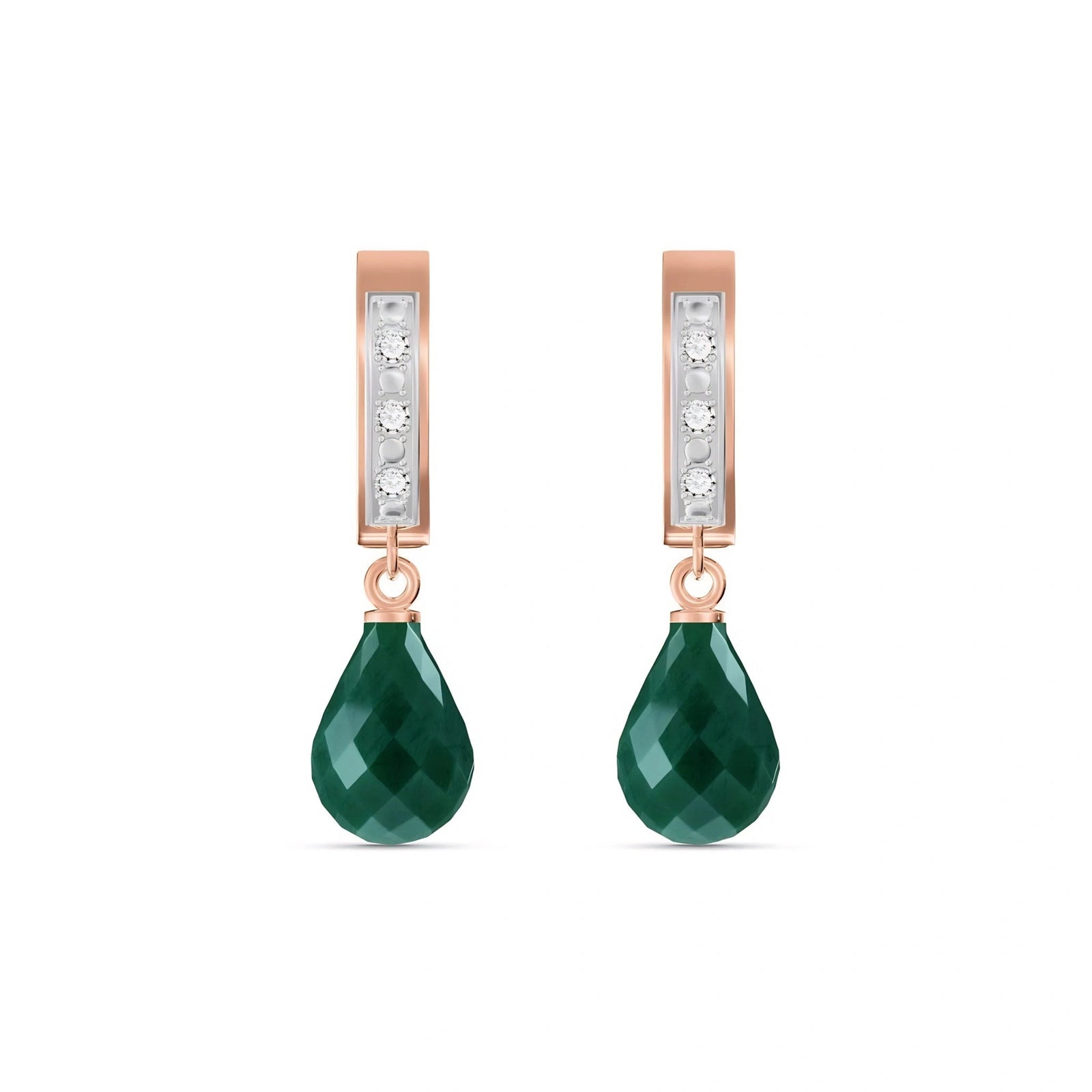 Rose Gold Emerald & Diamond — Mariaevangelina
