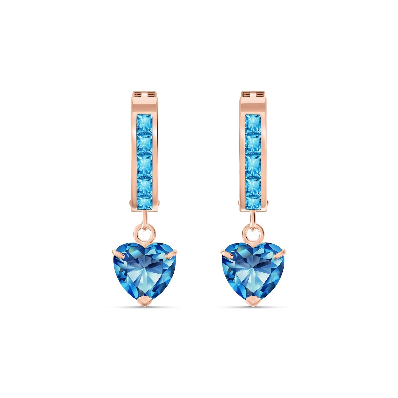 Rose Gold Blue Topaz — Mariaevelina