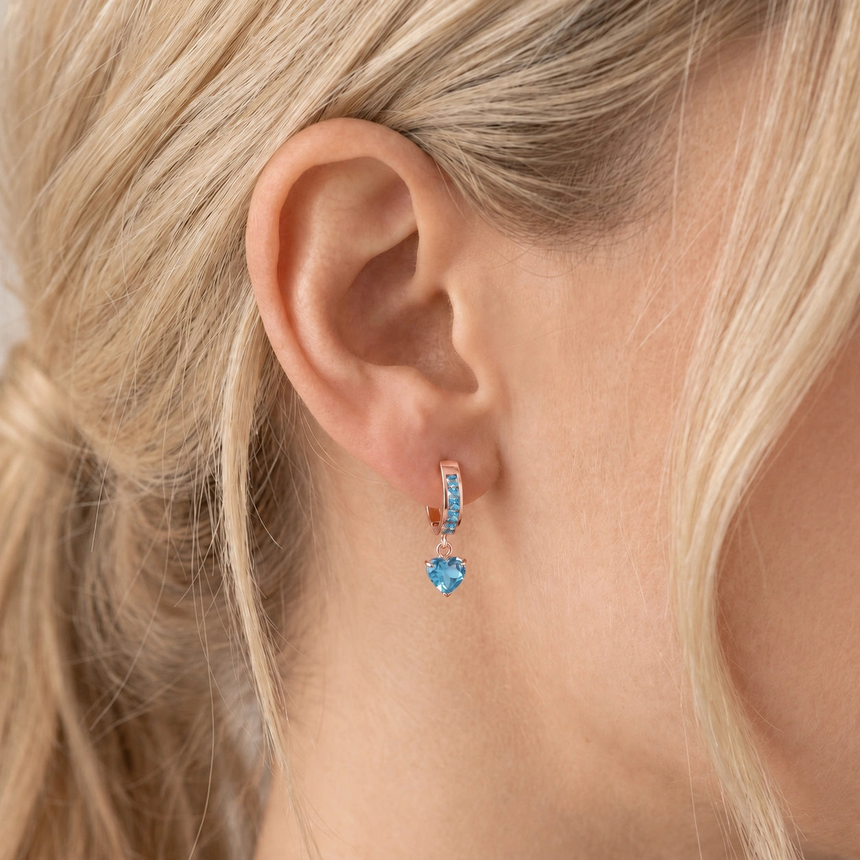 Rose Gold Blue Topaz — Mariaevelina