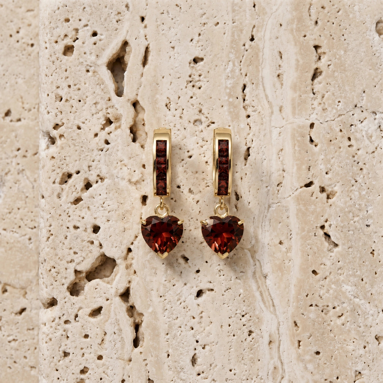 Yellow Gold Garnet — Mariaevelina