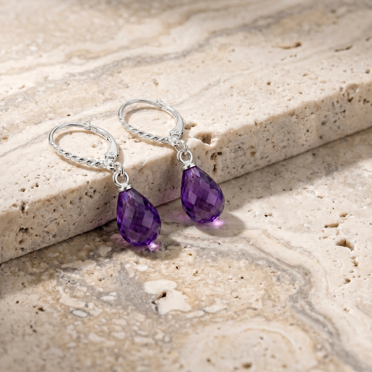 White Gold Amethyst — Mariafabiola