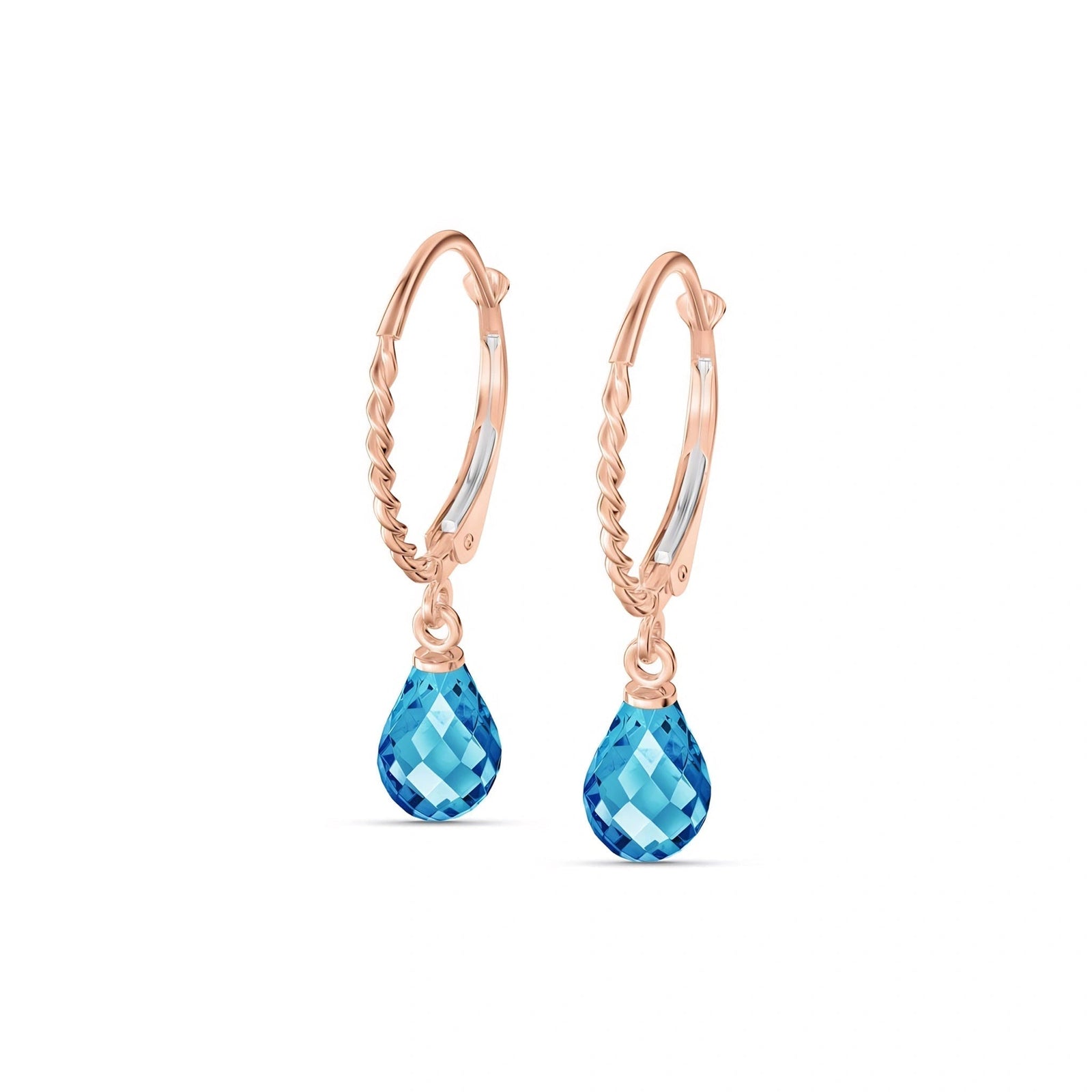 Rose Gold Blue Topaz — Mariafabiola