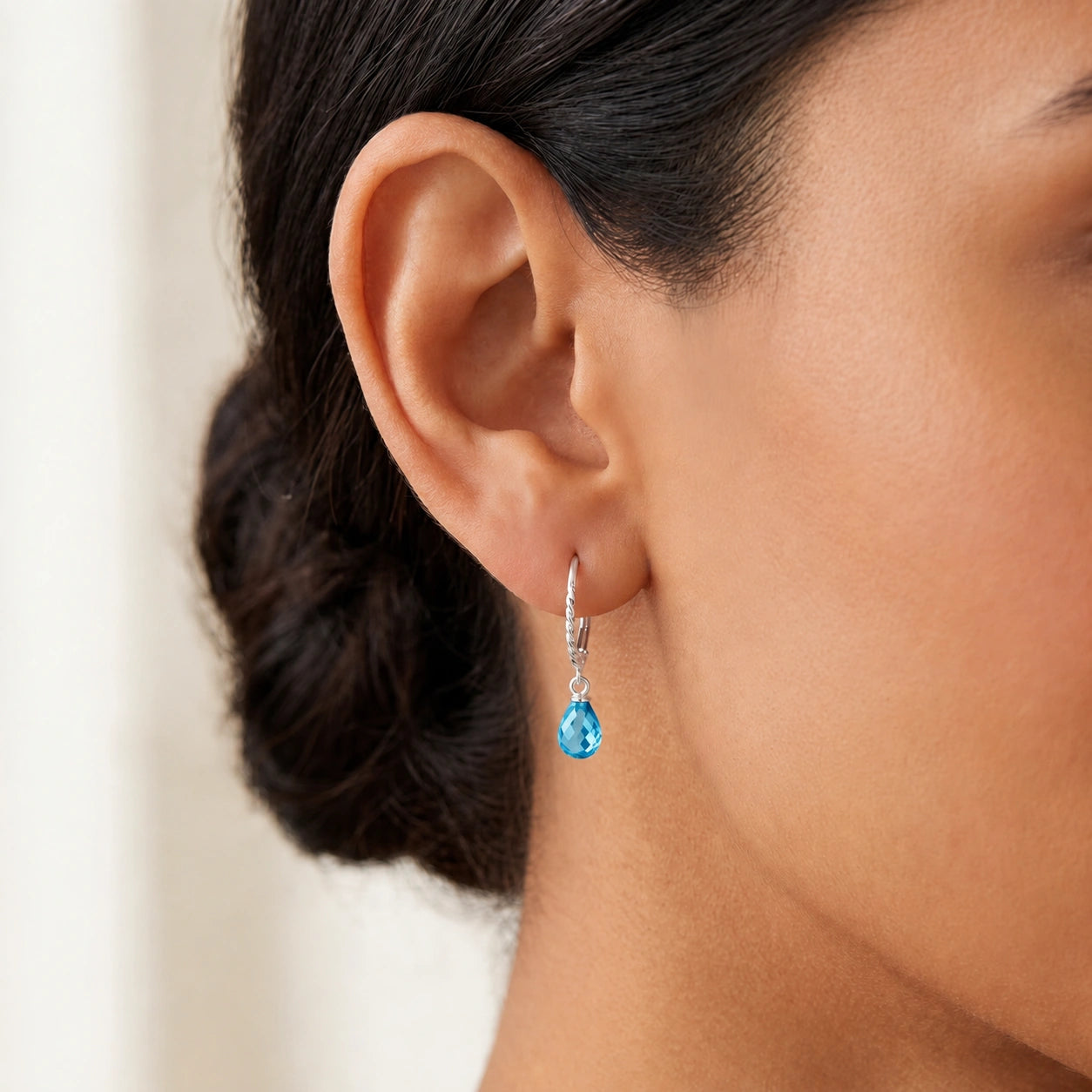 White Gold Blue Topaz — Mariafabiola