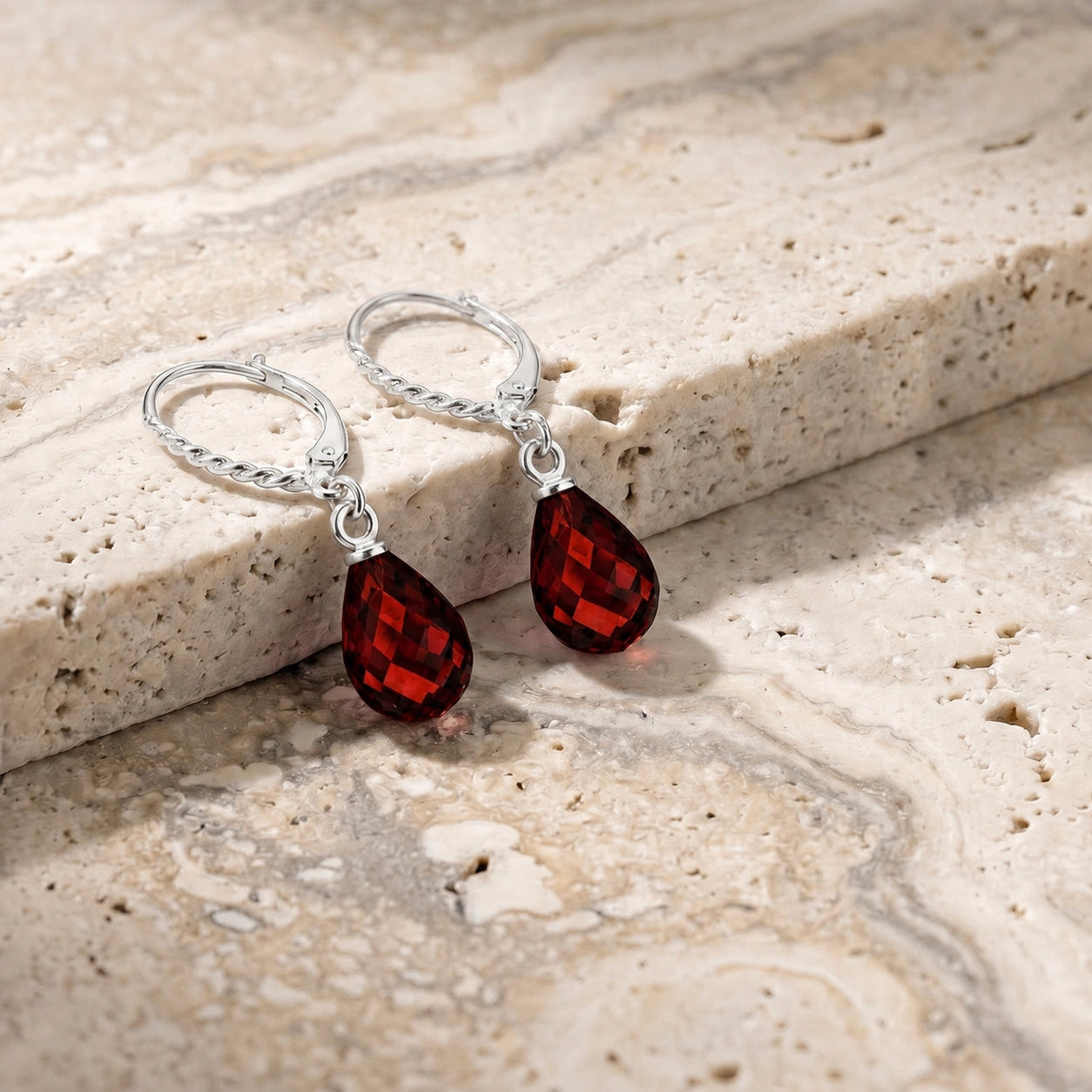 White Gold Garnet — Mariafabiola