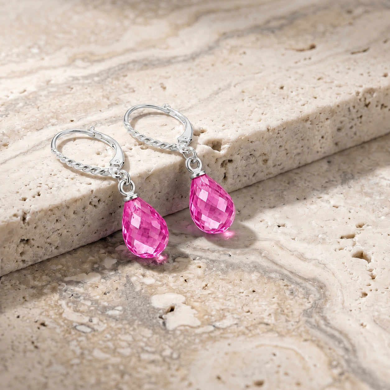 White Gold Pink Topaz — Mariafabiola