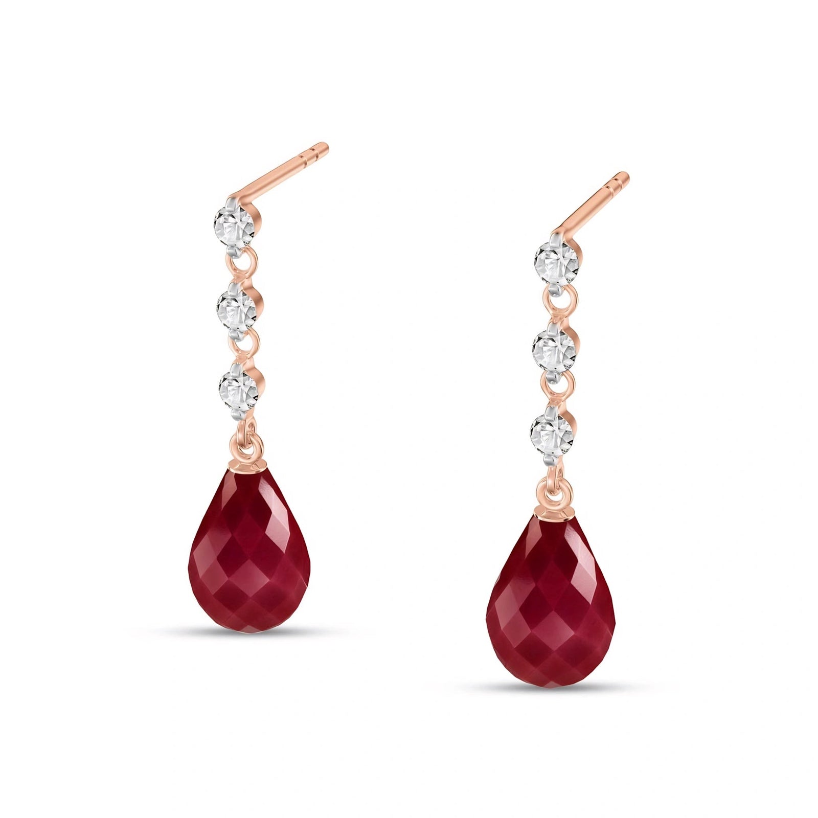 Rose Gold Diamond & Ruby — Mariafabrizia