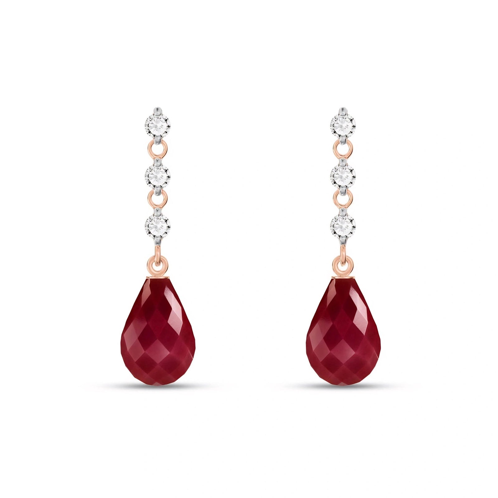 Rose Gold Diamond & Ruby — Mariafabrizia