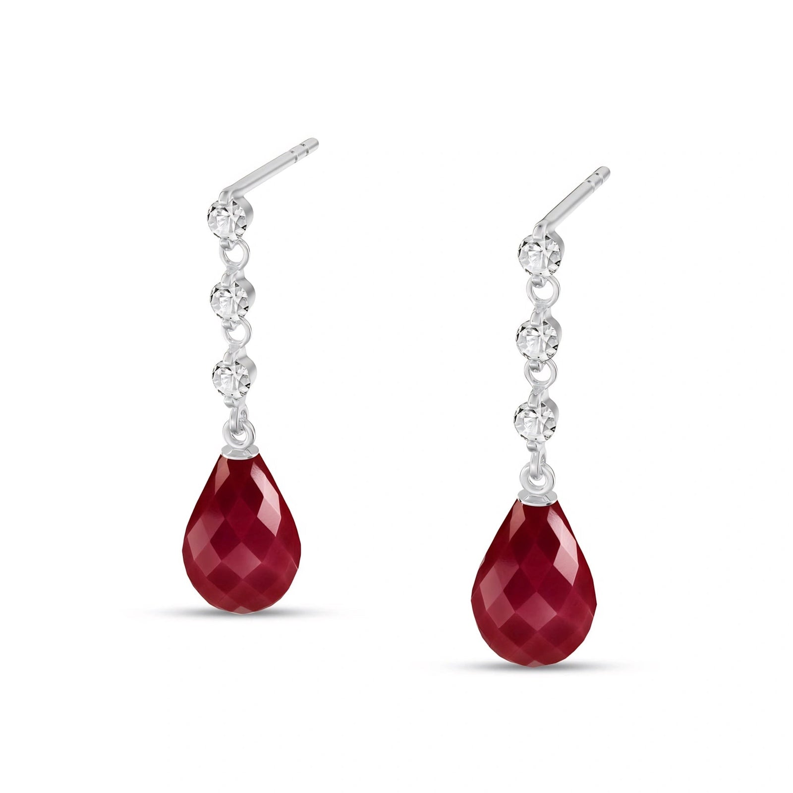 White Gold Diamond & Ruby — Mariafabrizia