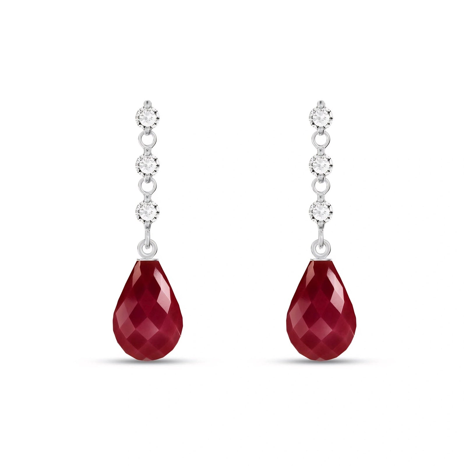 White Gold Diamond & Ruby — Mariafabrizia