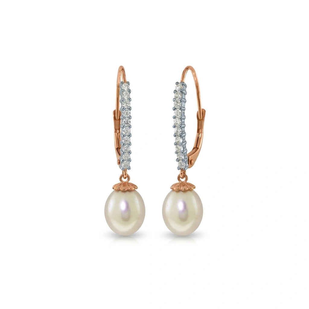 Rose Gold Pearl & Diamond — Mariafaustina