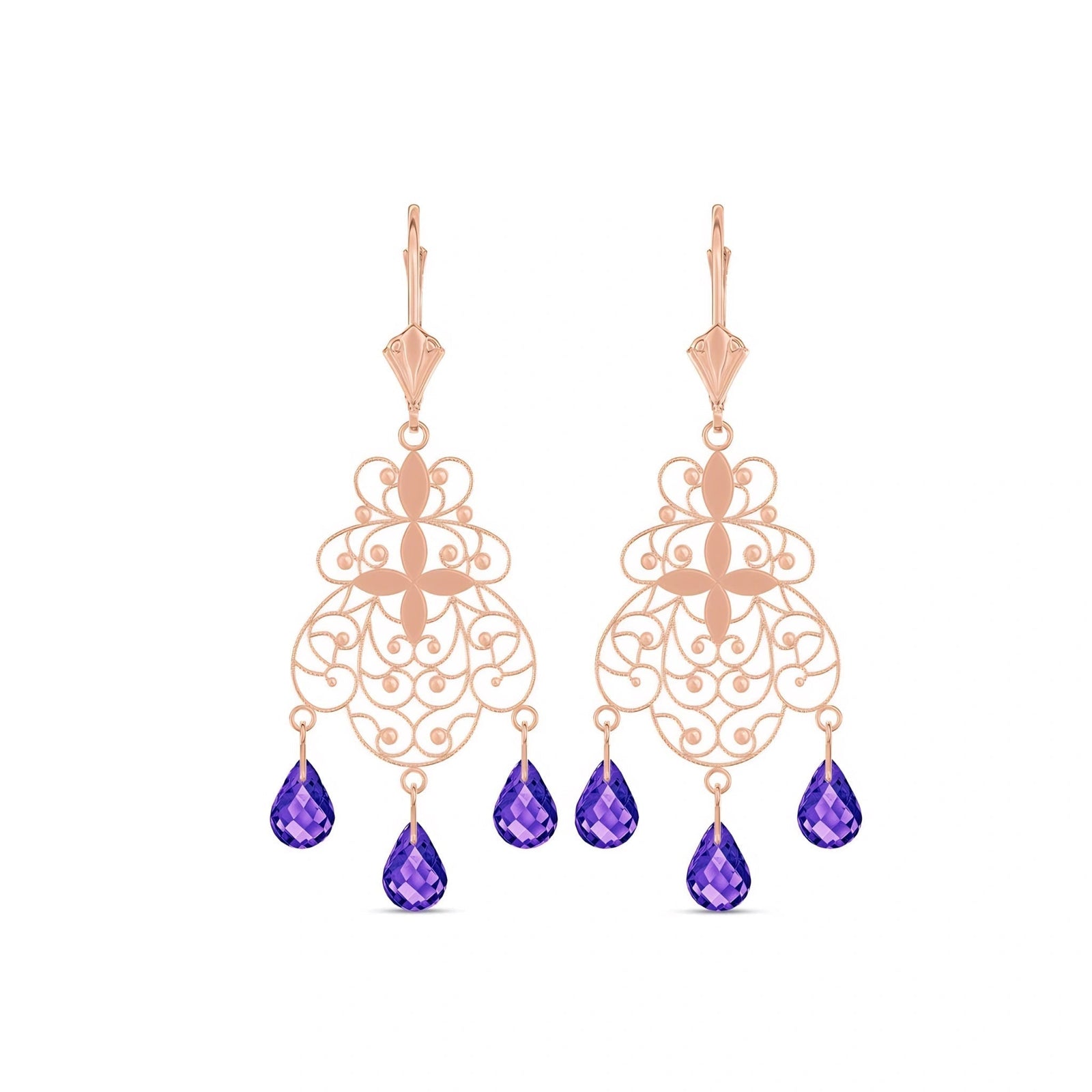 Rose Gold Amethyst — Mariafernanda