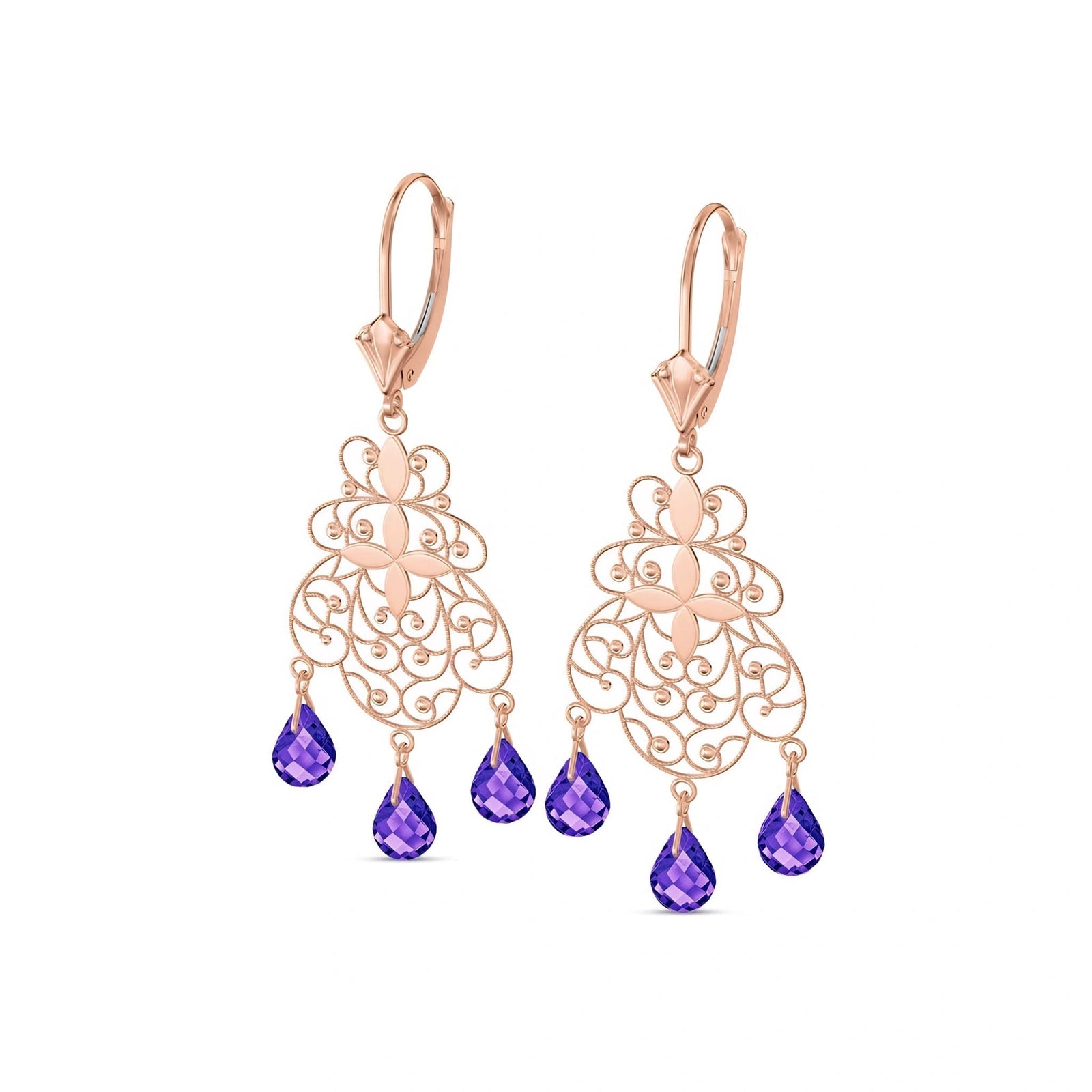 Rose Gold Amethyst — Mariafernanda