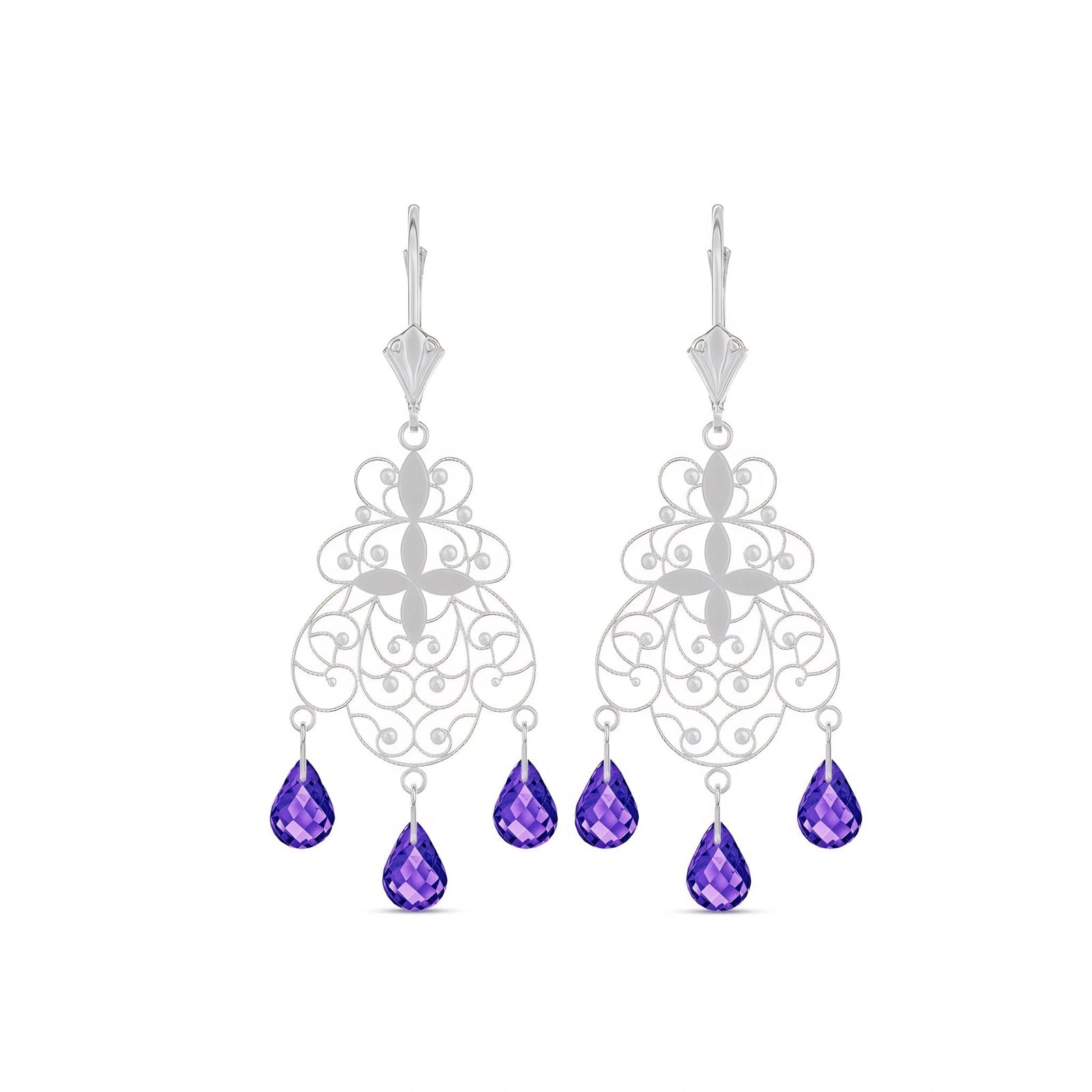 White Gold Amethyst — Mariafernanda