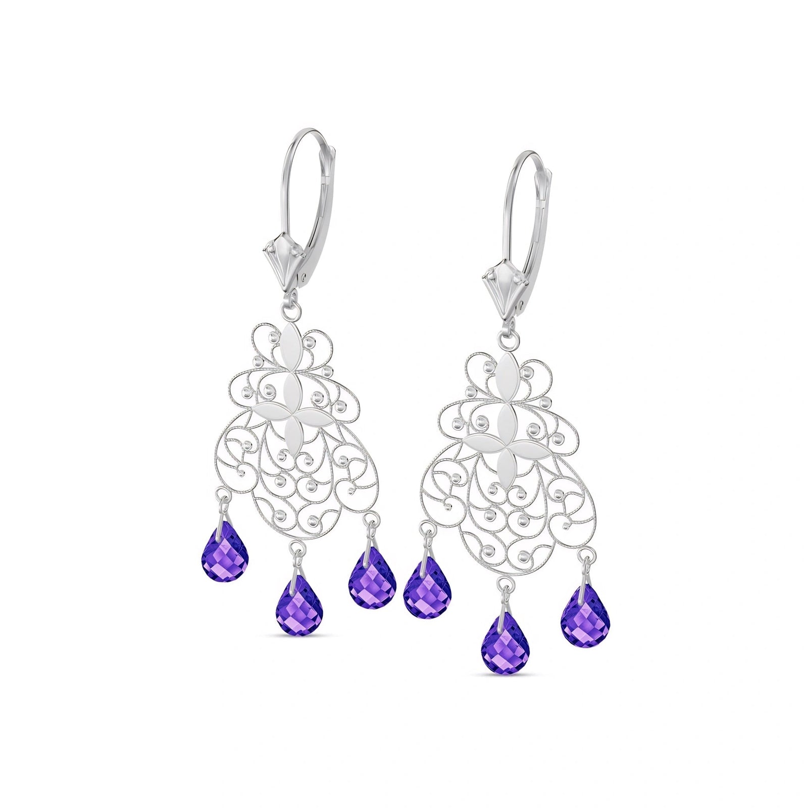 White Gold Amethyst — Mariafernanda