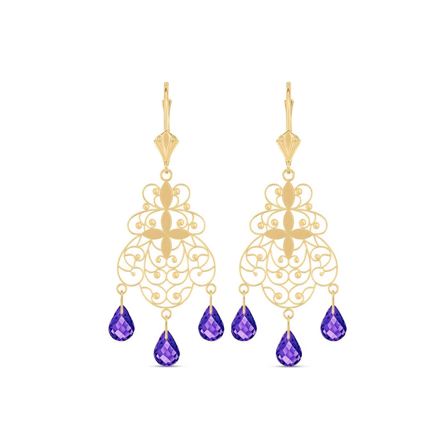 Yellow Gold Amethyst — Mariafernanda