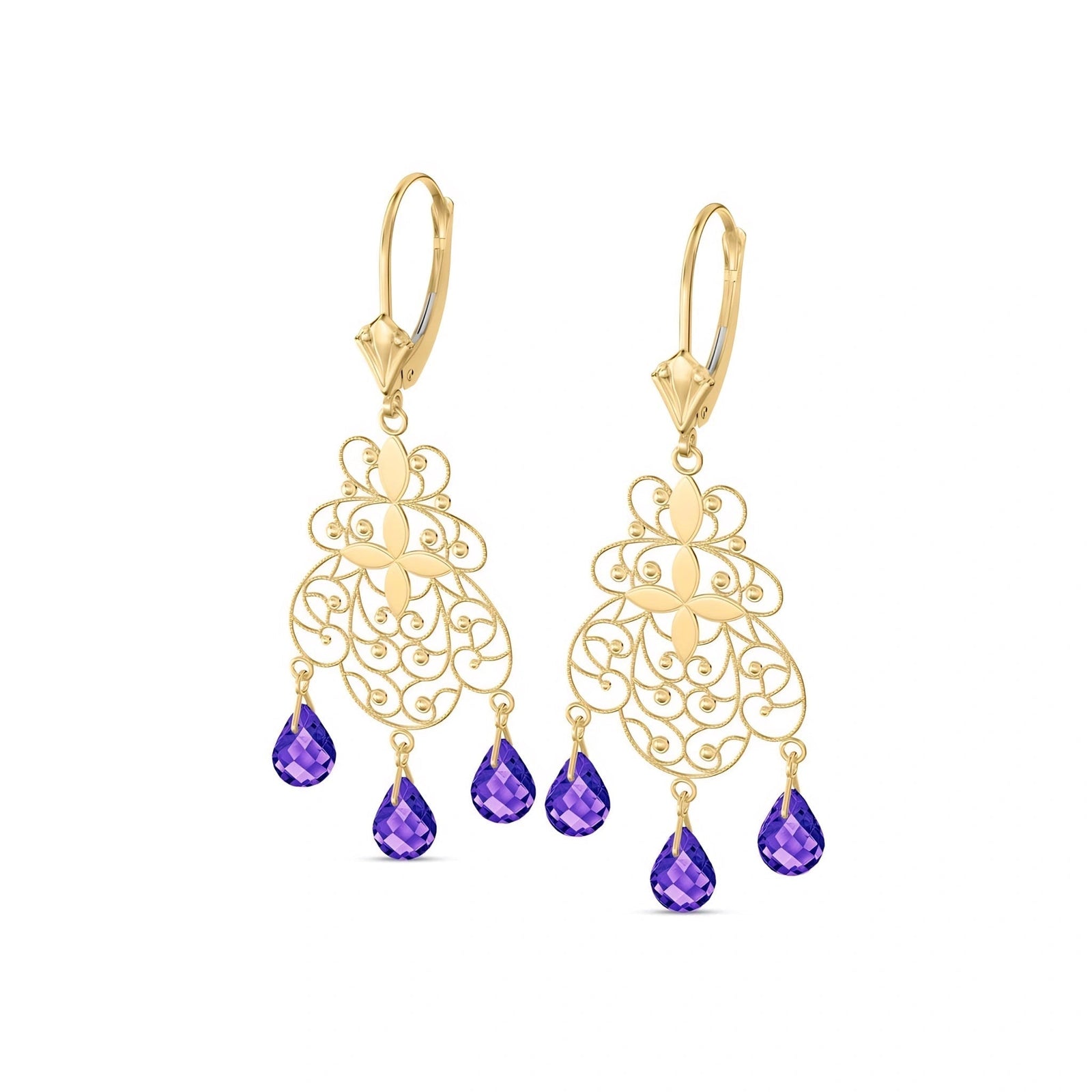 Yellow Gold Amethyst — Mariafernanda
