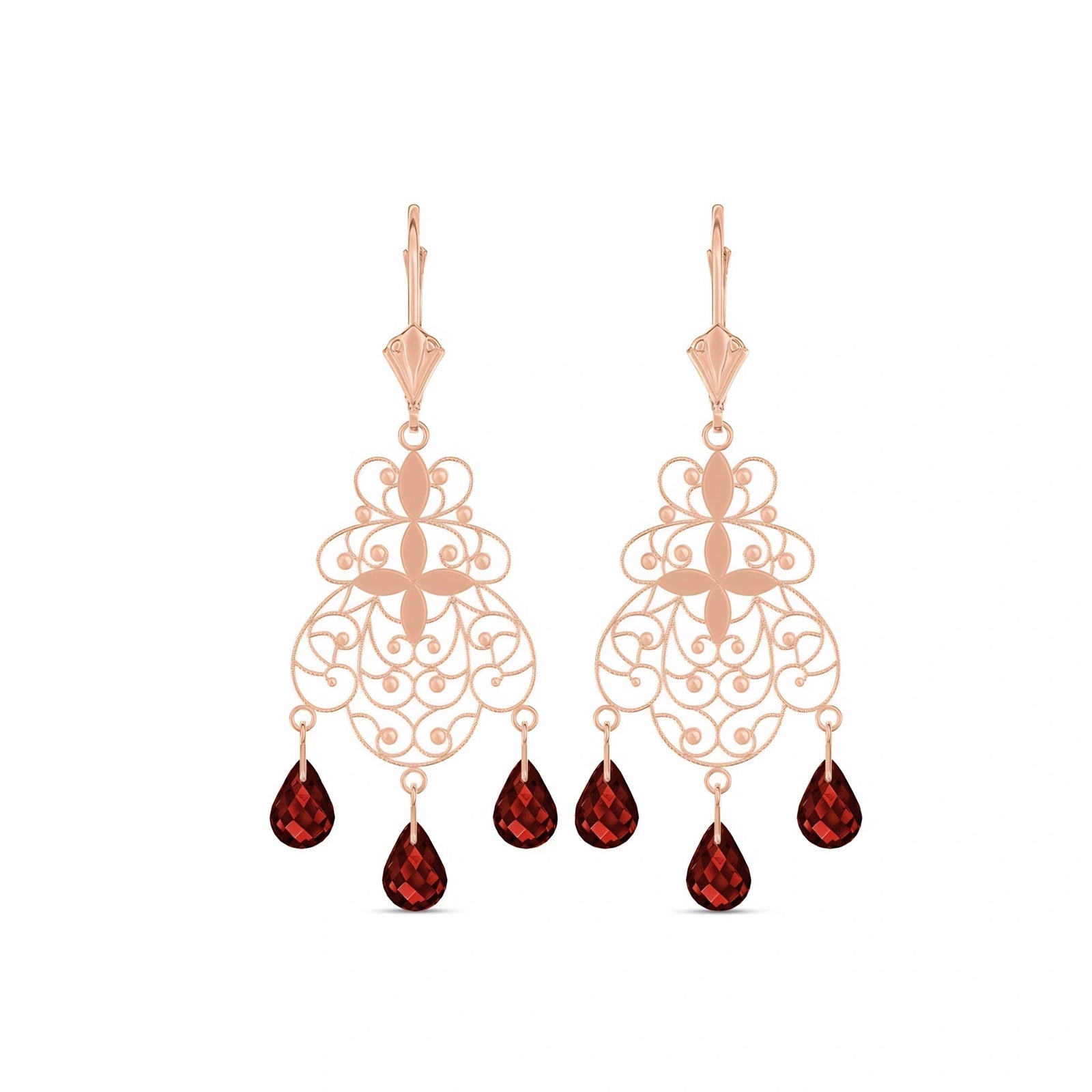 Rose Gold Garnet — Mariafernanda