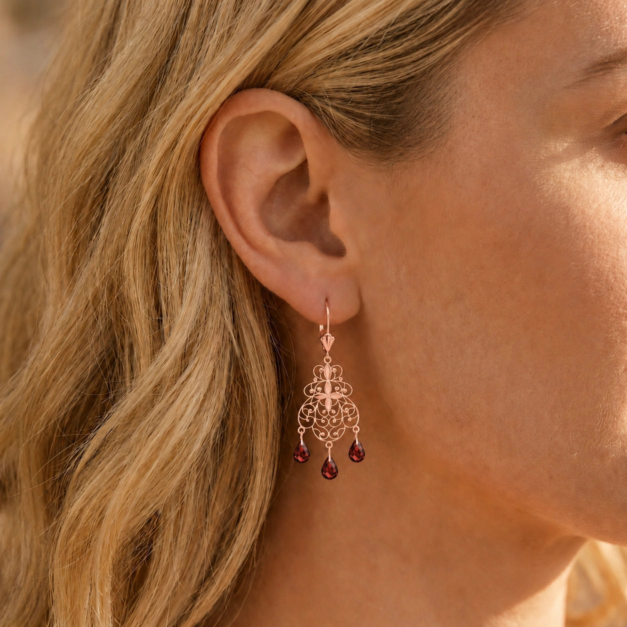 Rose Gold Garnet — Mariafernanda