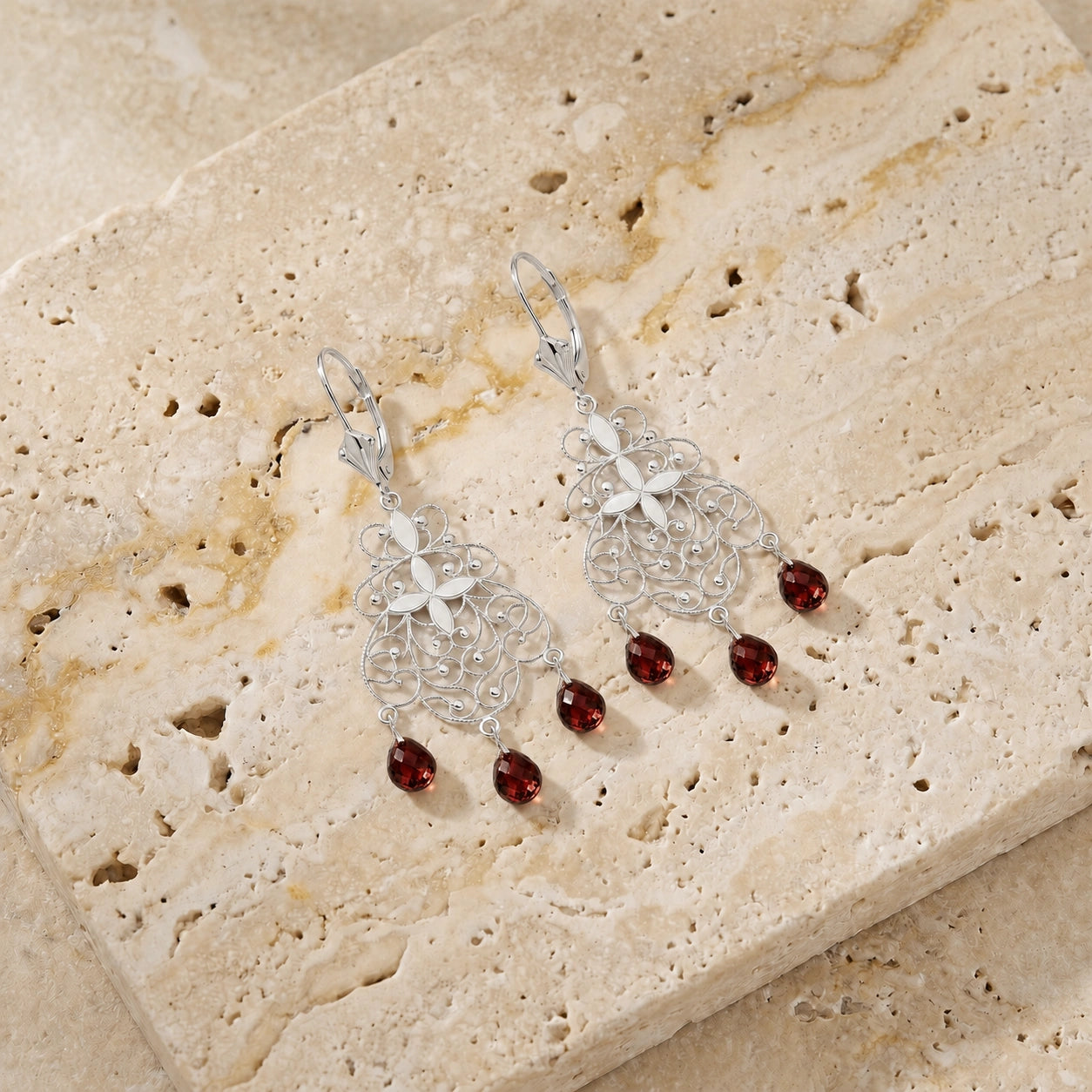 White Gold Garnet — Mariafernanda