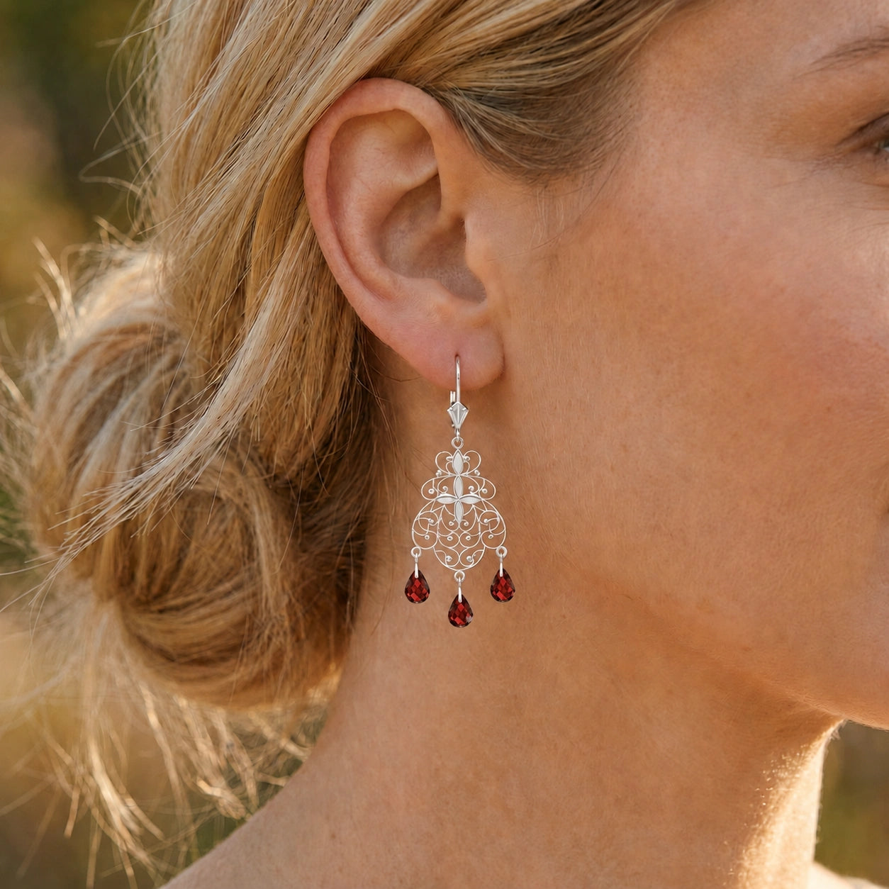 White Gold Garnet — Mariafernanda