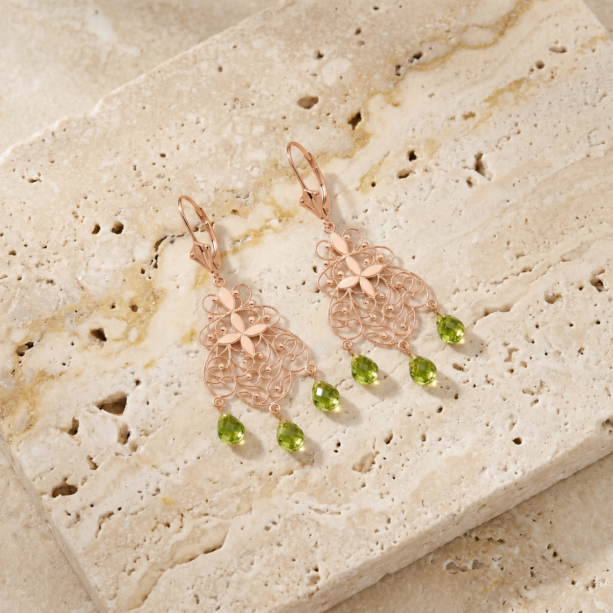 Rose Gold Peridot — Mariafernanda