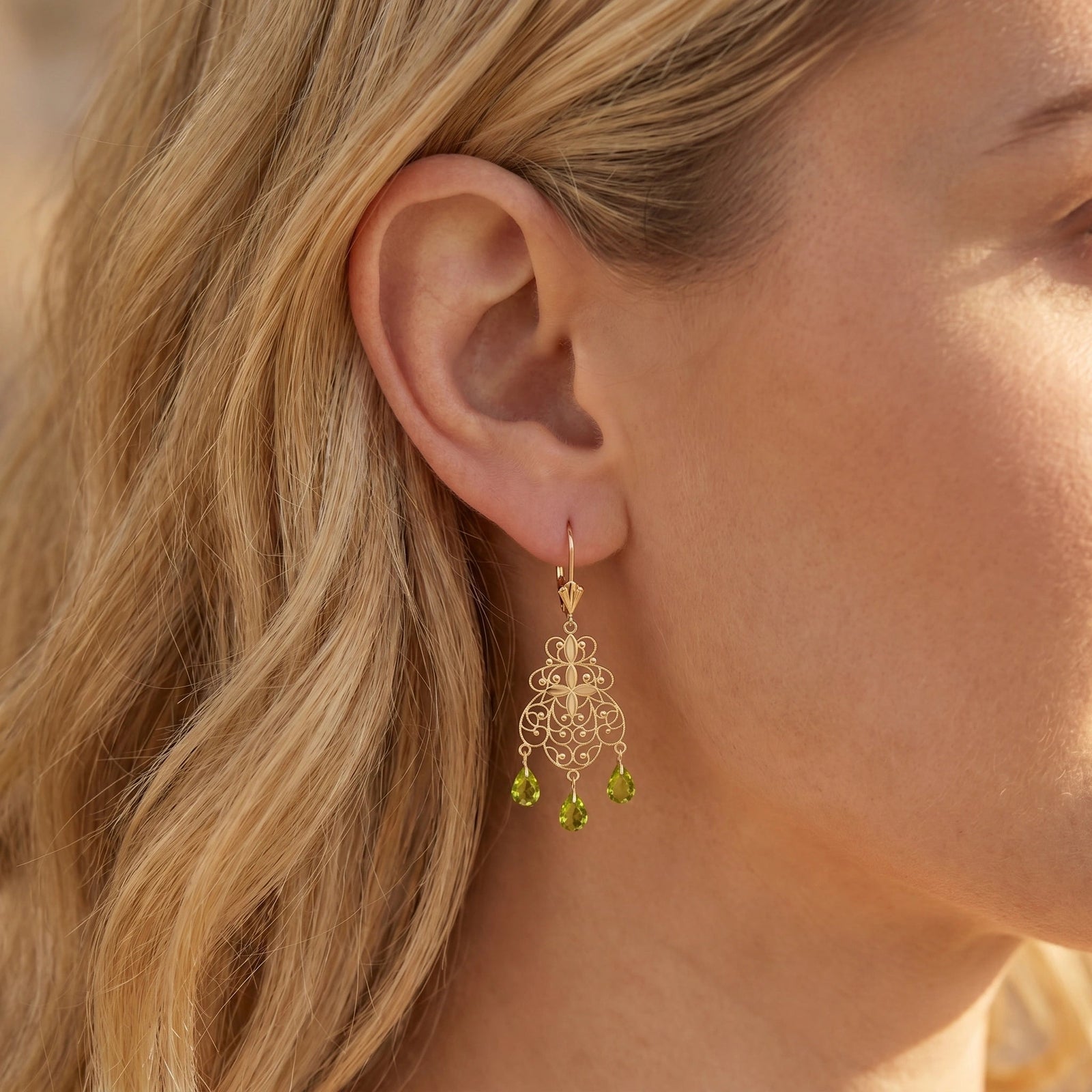 Yellow Gold Peridot — Mariafernanda