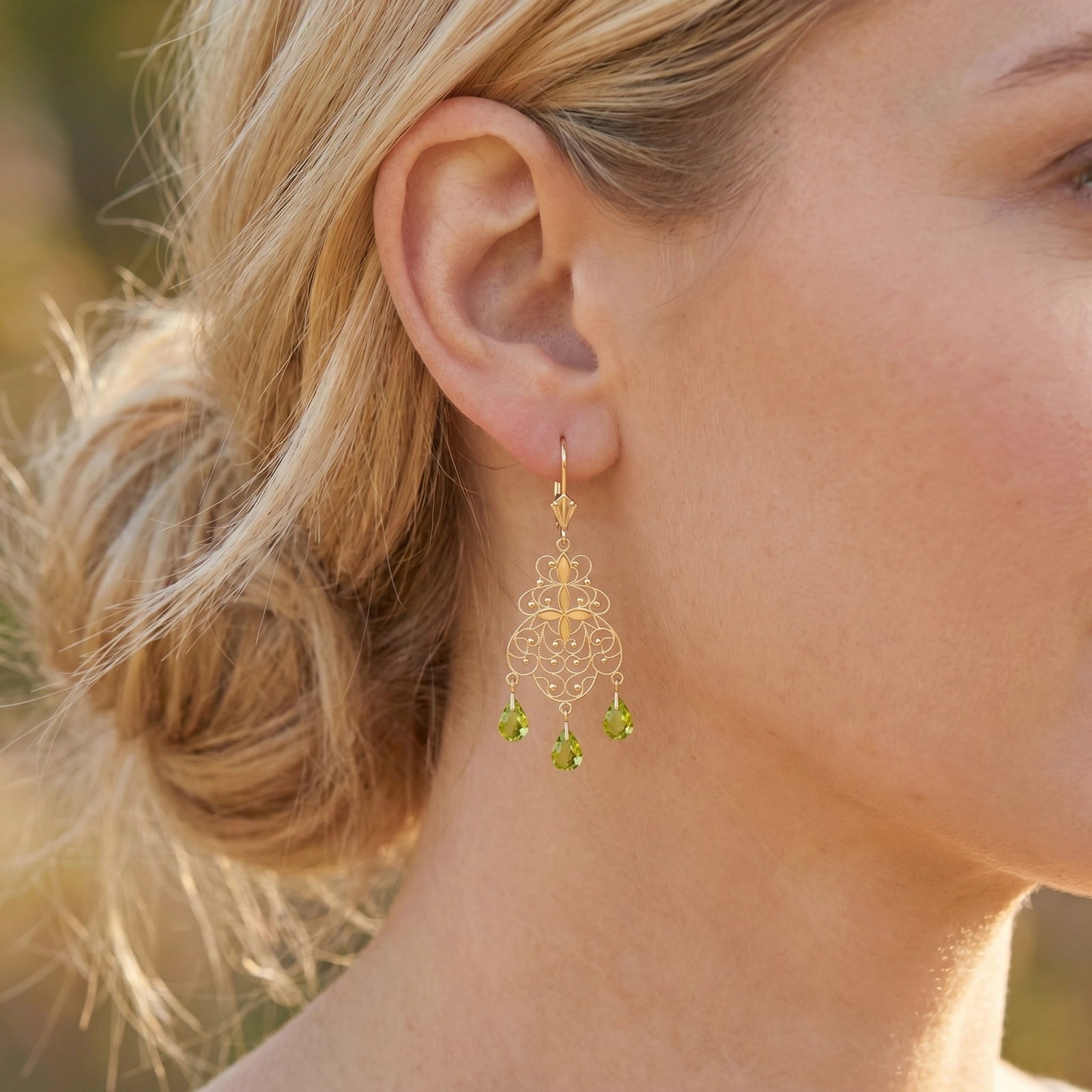 Yellow Gold Peridot — Mariafernanda