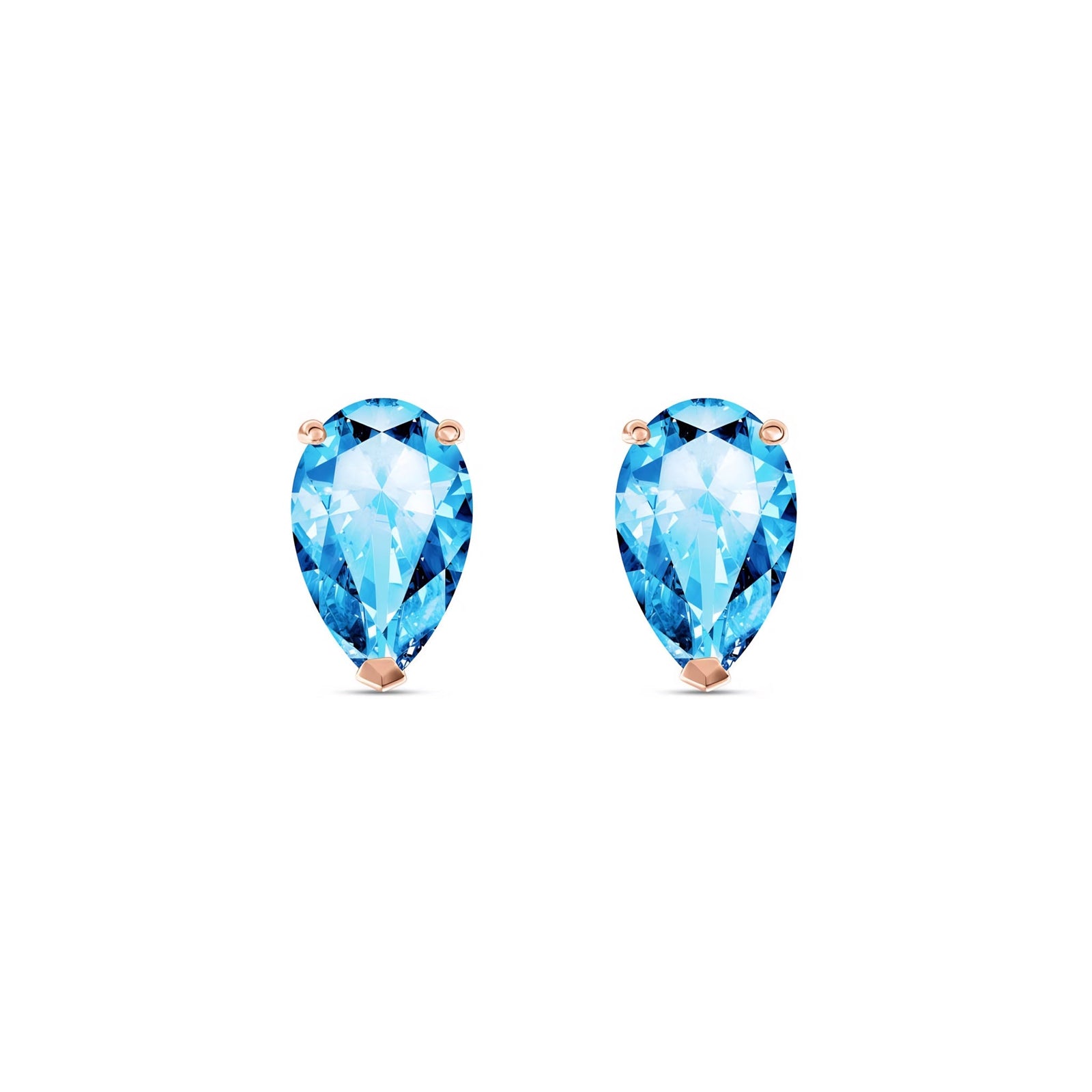 Rose Gold Grace Earrings Peridot 10K — Elisabetta