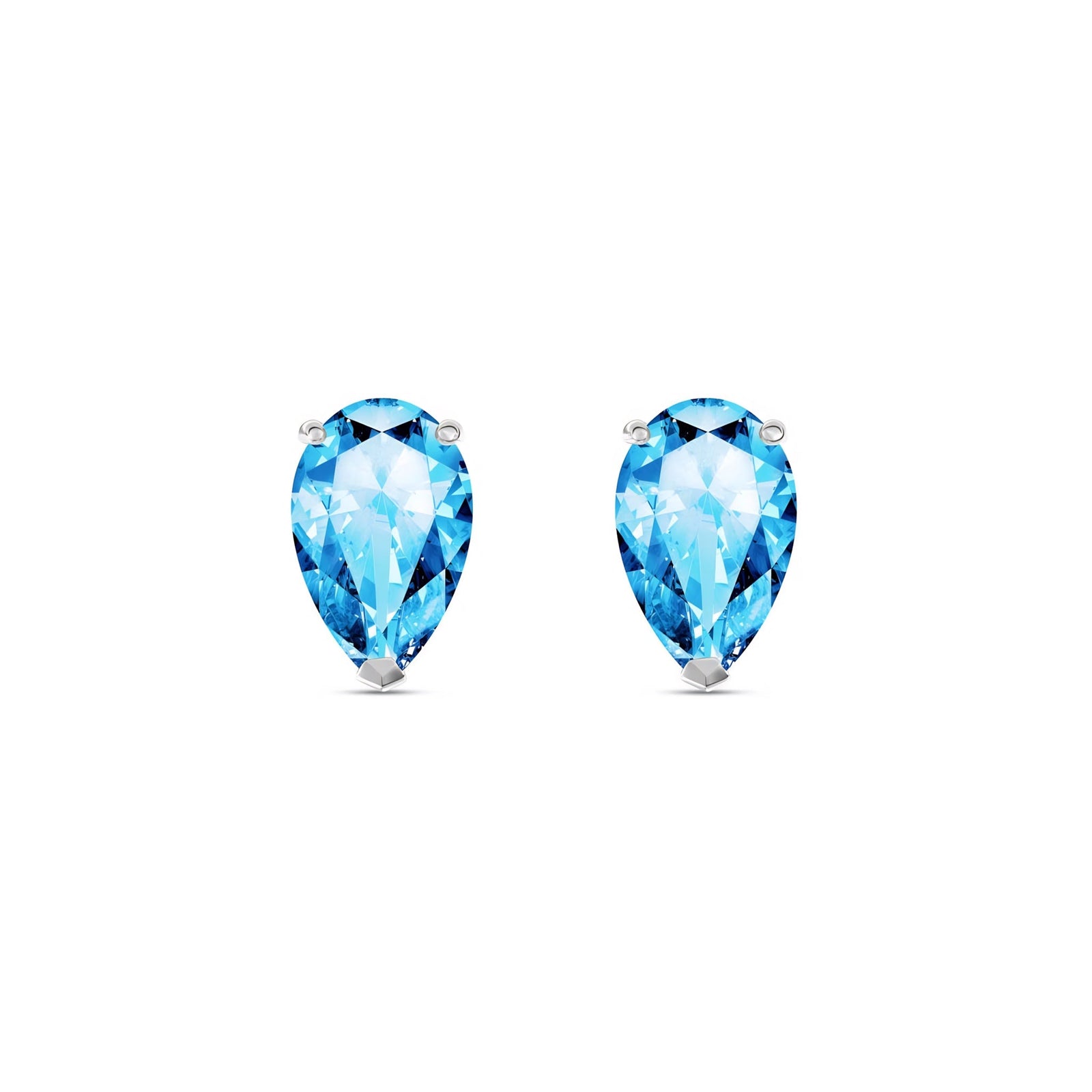 White Gold Grace Earrings Peridot 10K — Elisabetta
