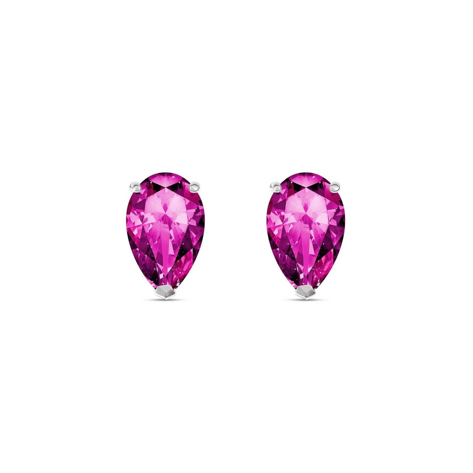 White Gold Grace Earrings Opal 10K — Elisabetta