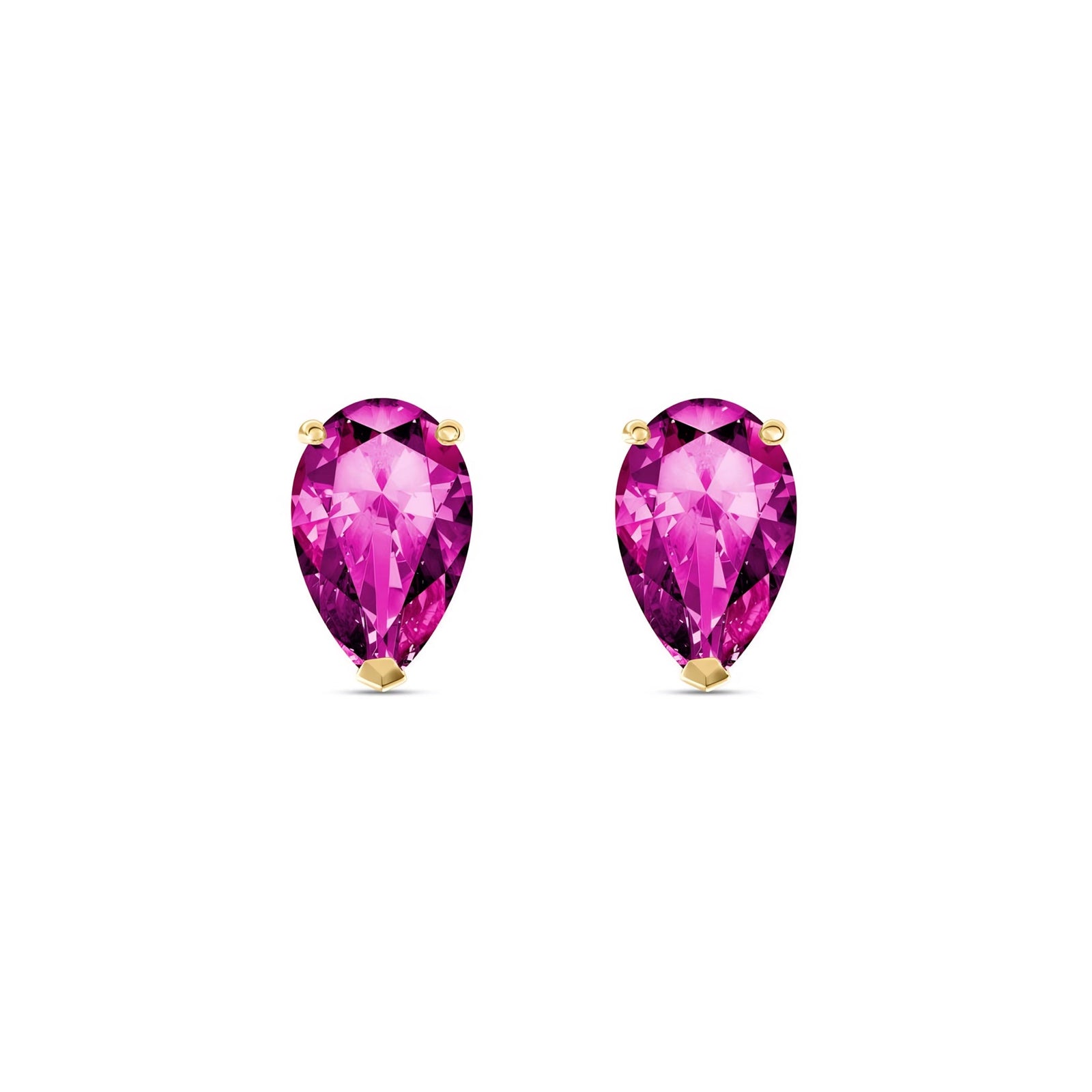 Yellow Gold Grace Earrings Opal 10K — Elisabetta