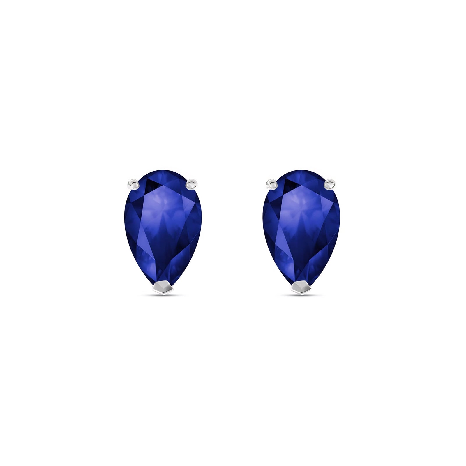 White Gold Grace Earrings Emerald 10K — Elisabetta