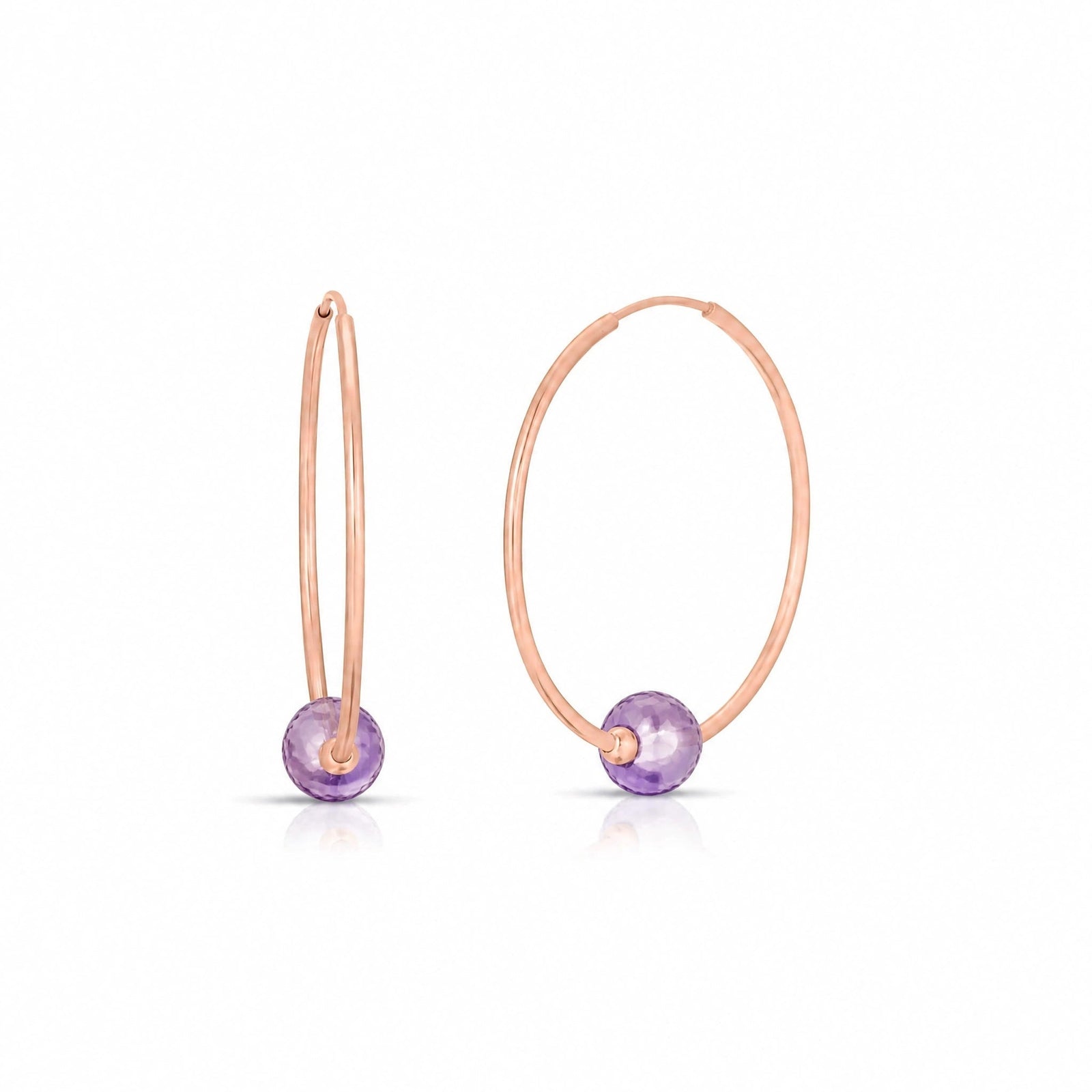 Rose Gold Amethyst — Mariafilomena