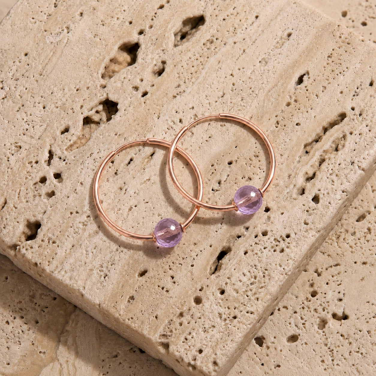 Rose Gold Amethyst — Mariafilomena