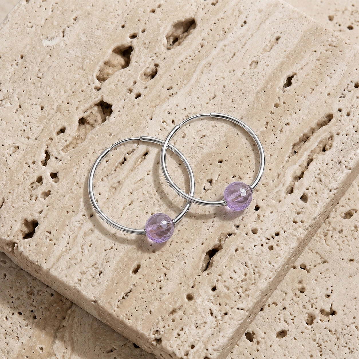 White Gold Amethyst — Mariafilomena