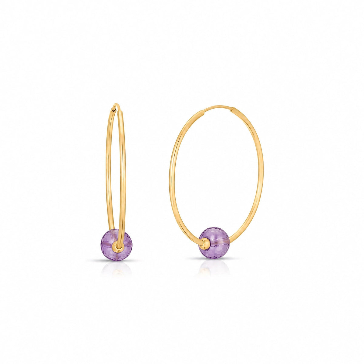 Yellow Gold Amethyst — Mariafilomena