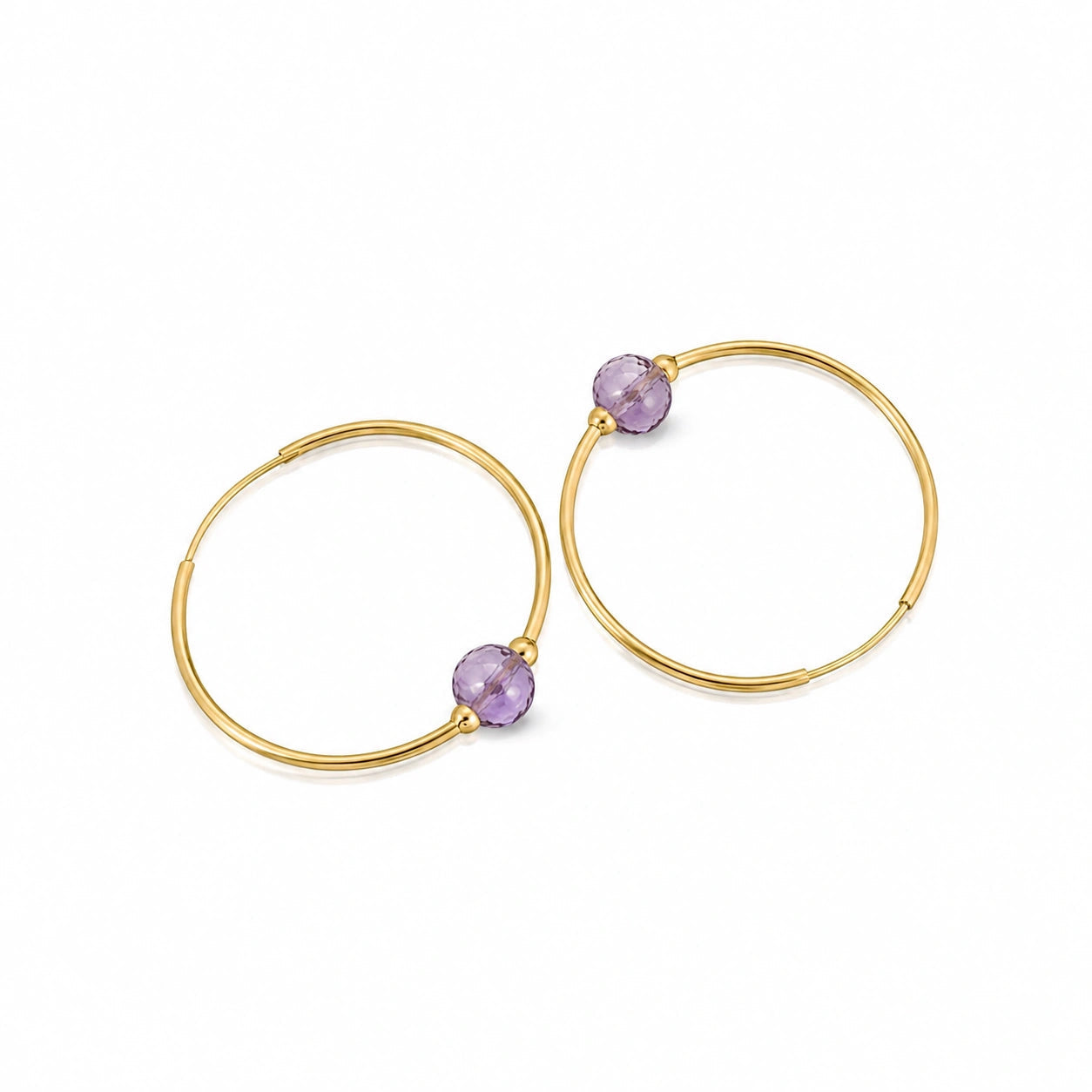 Yellow Gold Amethyst — Mariafilomena