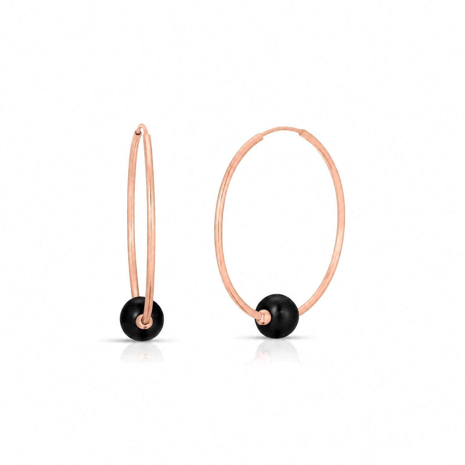 Rose Gold Black Onyx — Mariafilomena