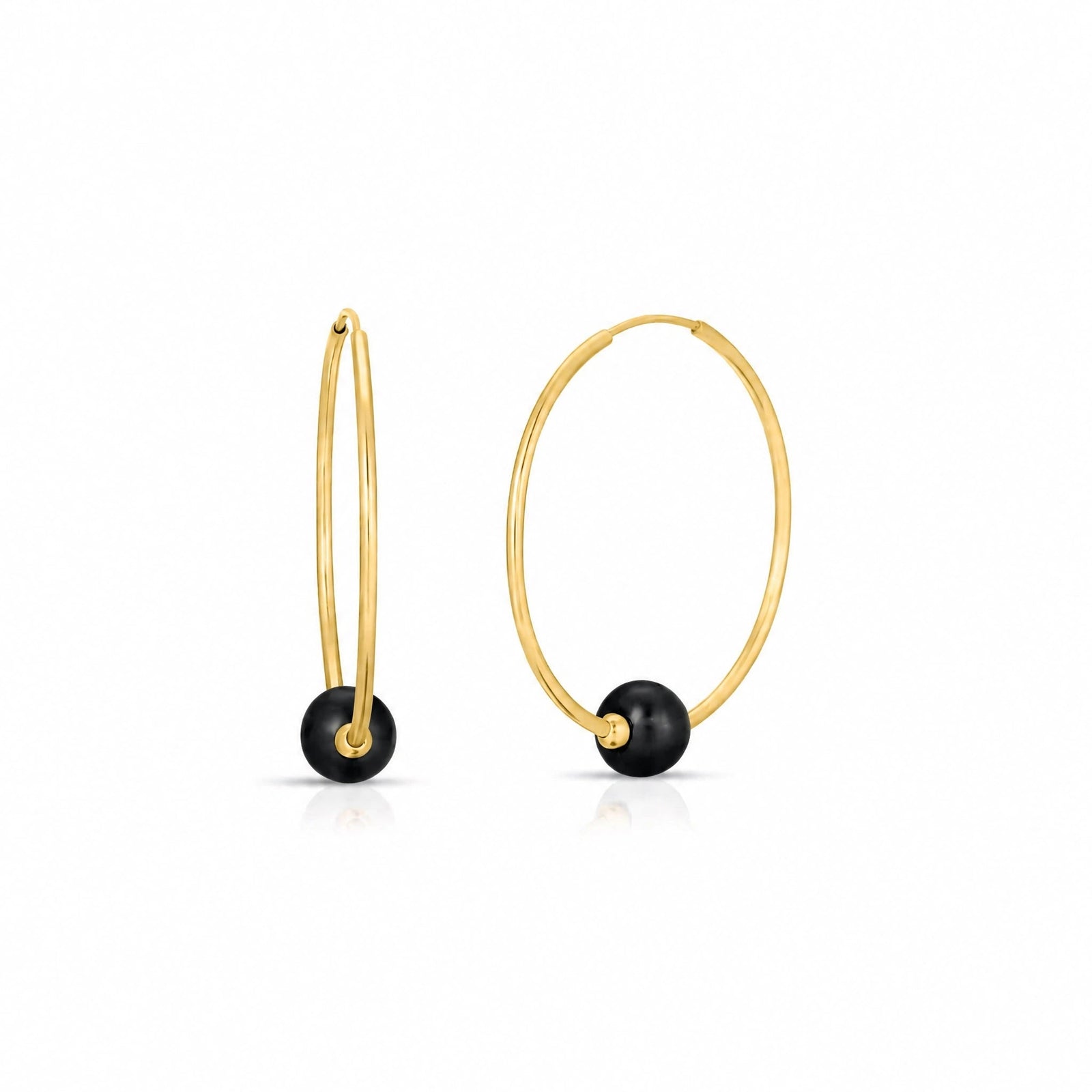 Yellow Gold Black Onyx — Mariafilomena