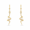 Yellow Gold Earrings Pearl 10K — Gioia
