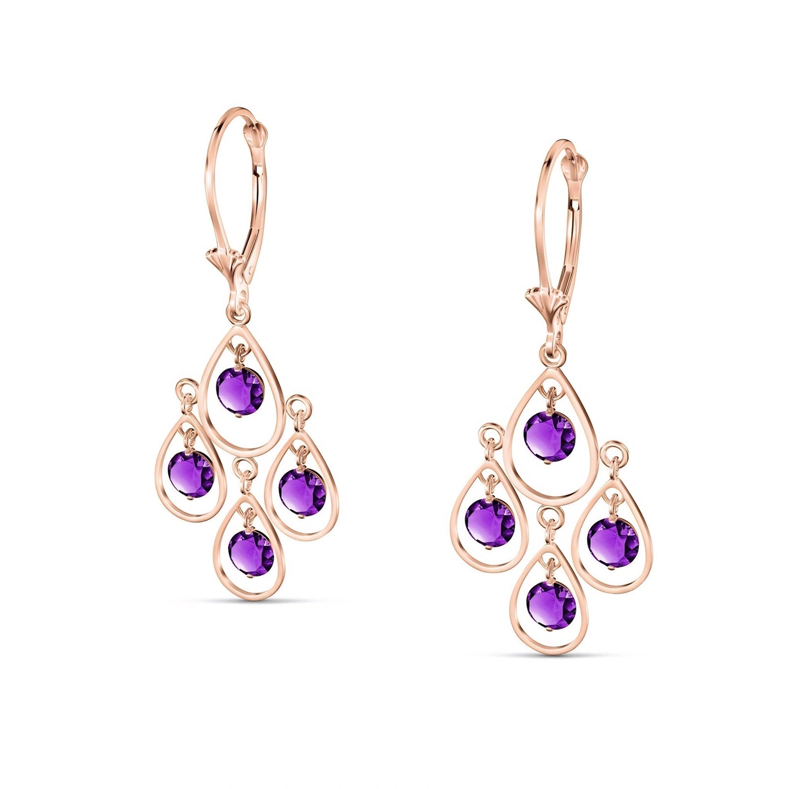 Rose Gold Amethyst — Mariafiorina