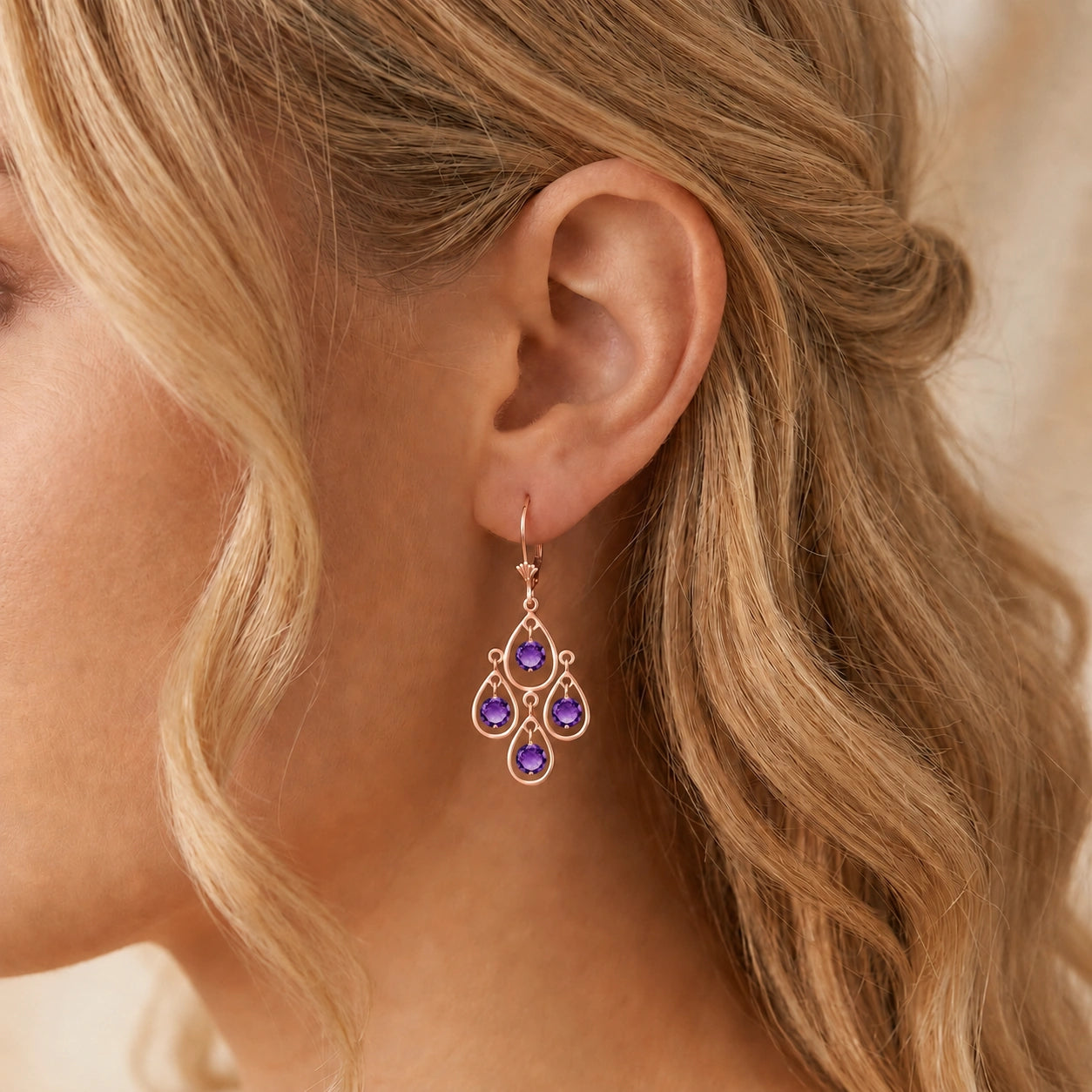 Rose Gold Amethyst — Mariafiorina
