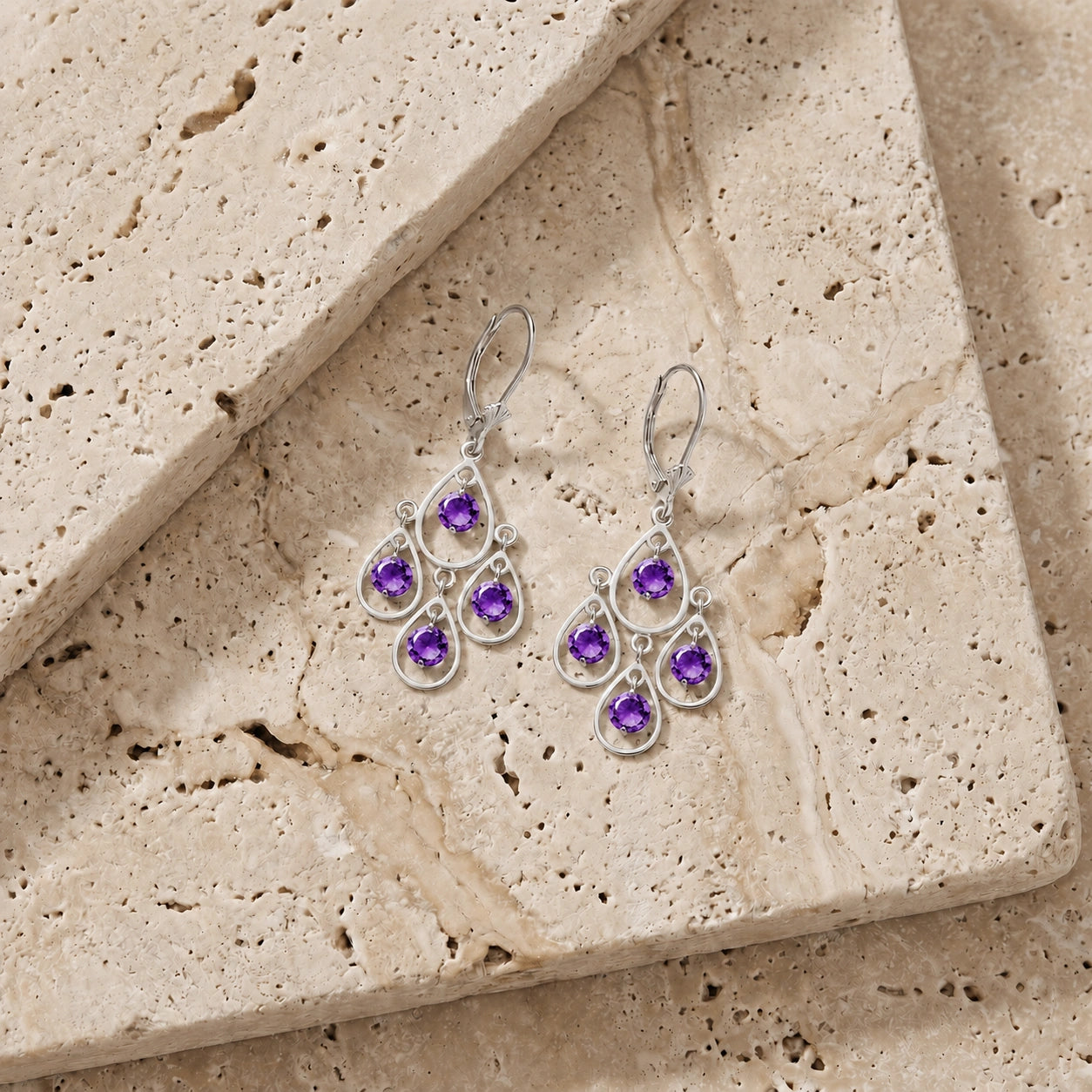 White Gold Amethyst — Mariafiorina