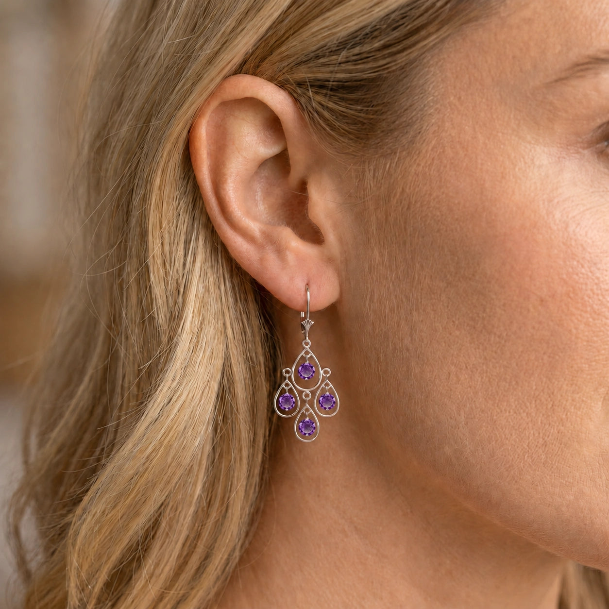 White Gold Amethyst — Mariafiorina