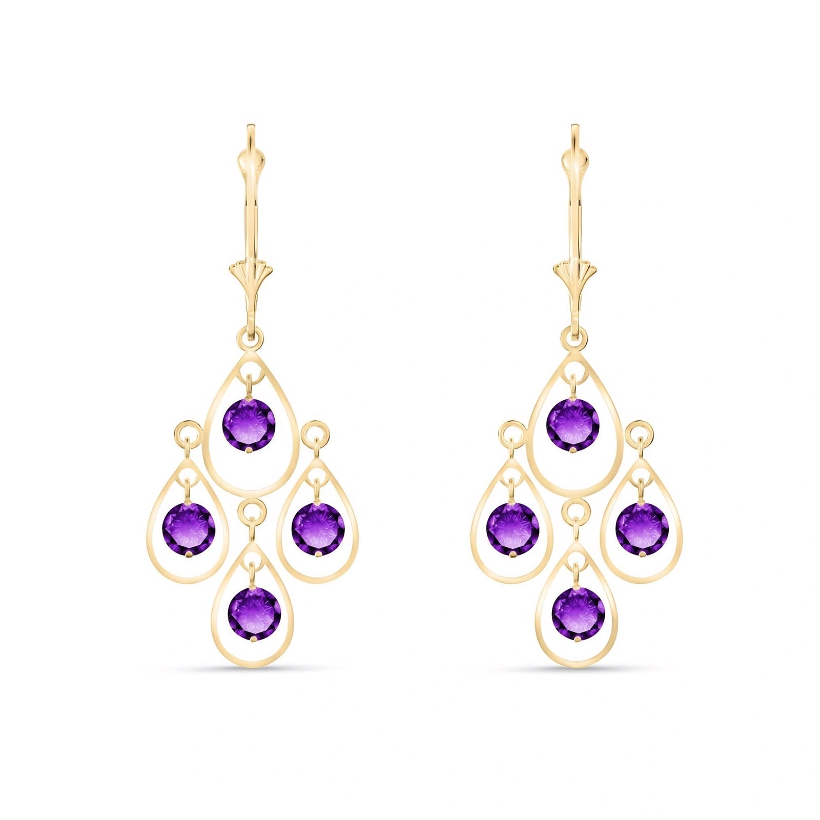 Yellow Gold Amethyst — Mariafiorina