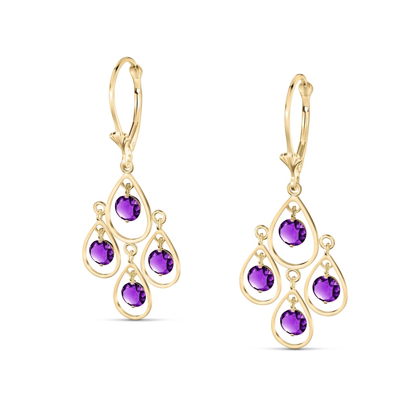 Yellow Gold Amethyst — Mariafiorina