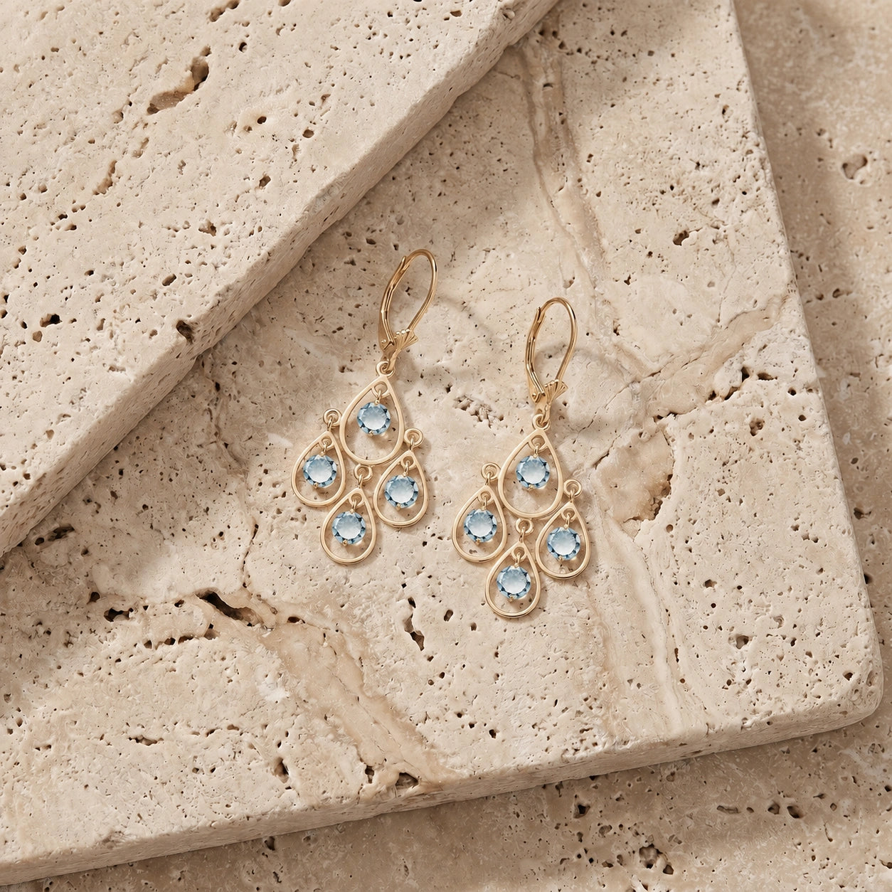 Yellow Gold Aquamarine — Mariafiorina