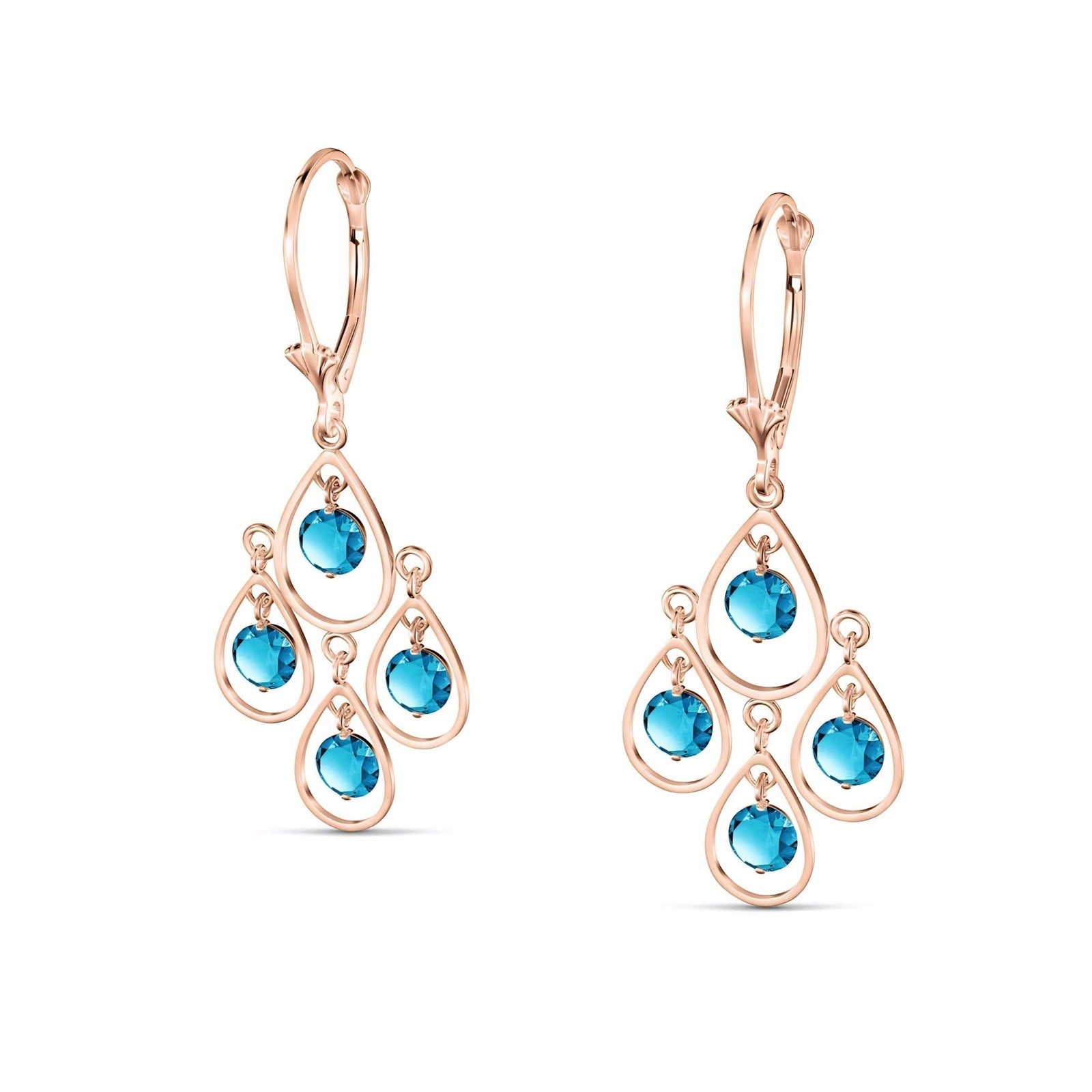 Rose Gold Blue Topaz — Mariafiorina
